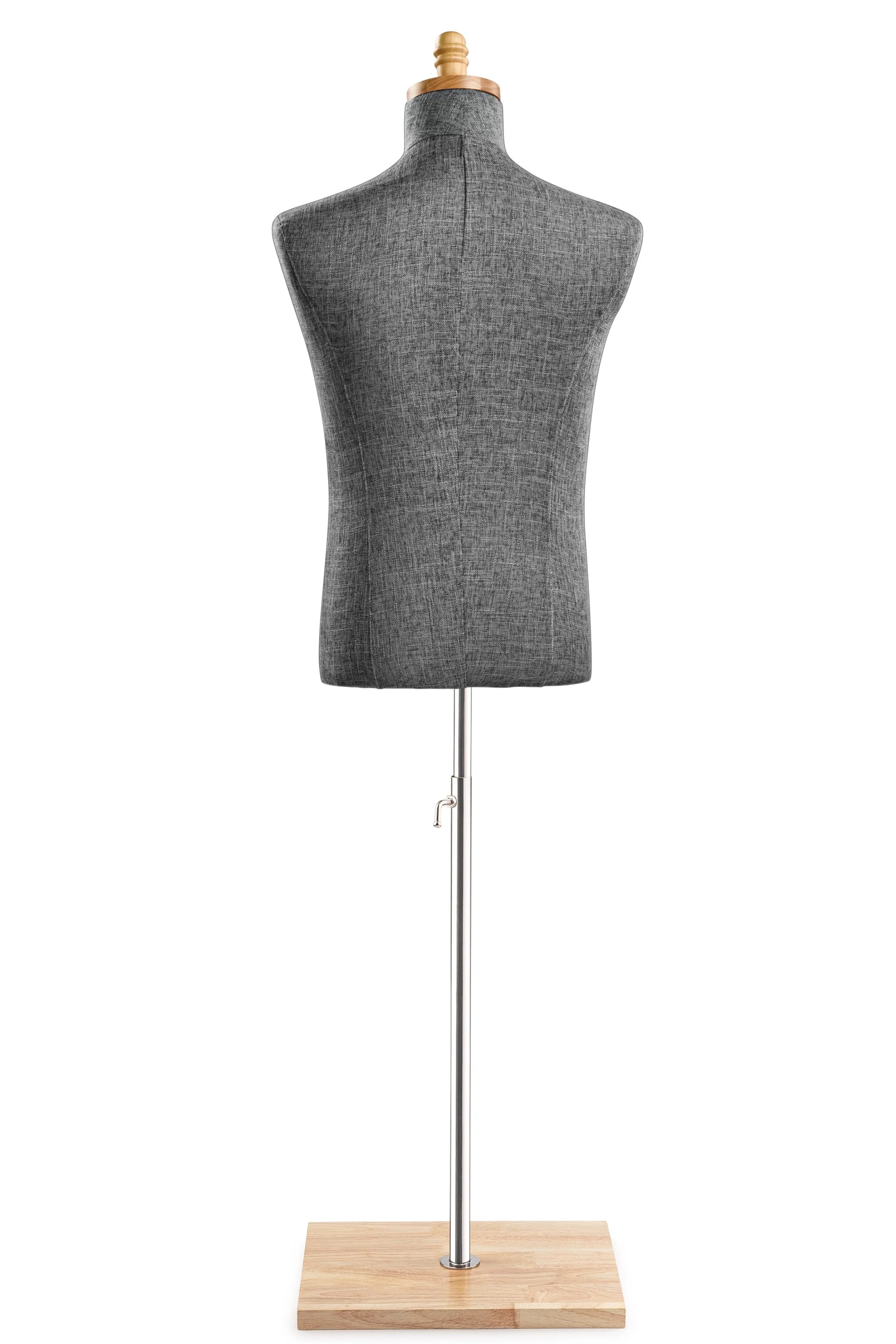 Male Display Dress Form on Wood Flat Base - Image 58