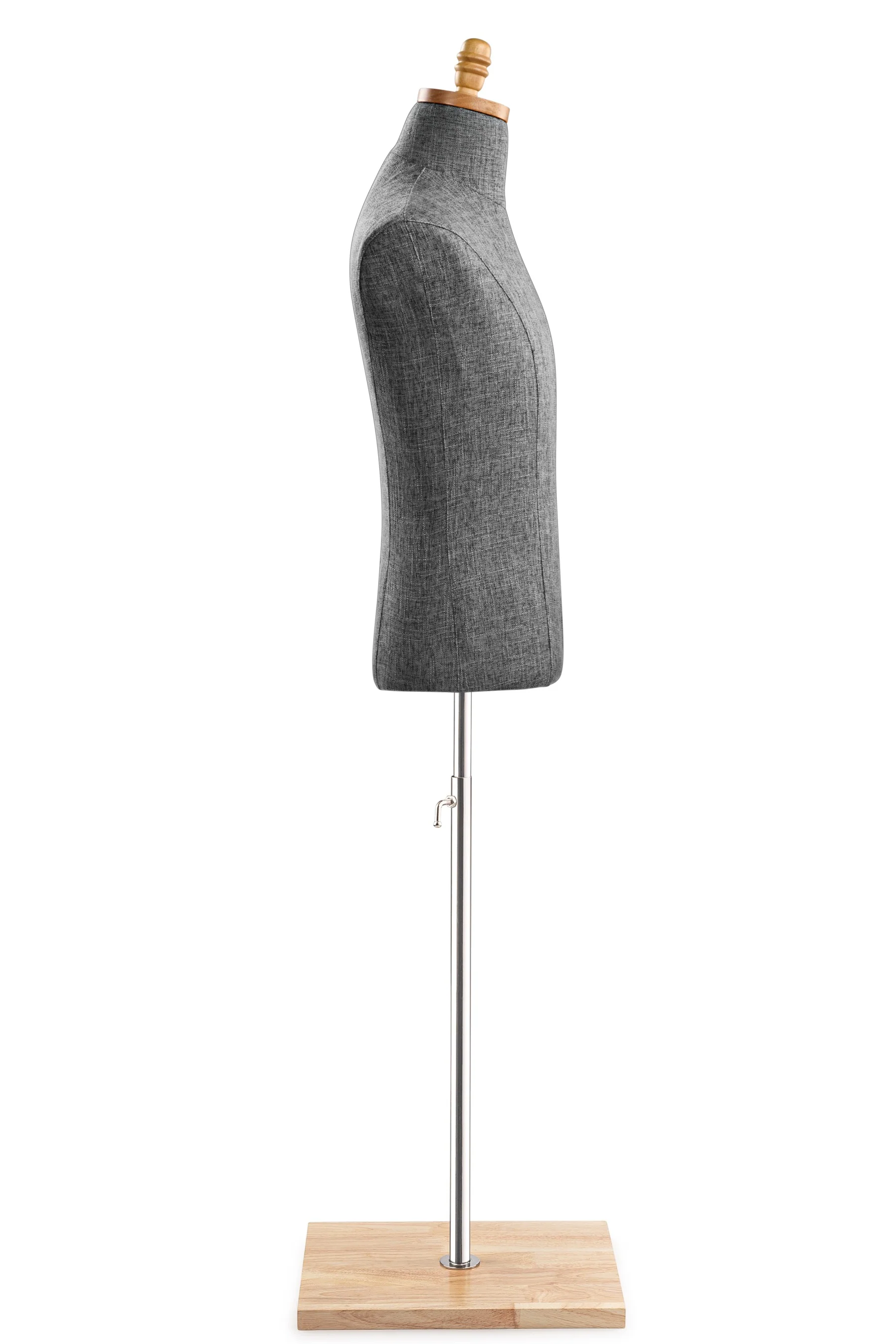 Male Display Dress Form on Wood Flat Base - Image 59