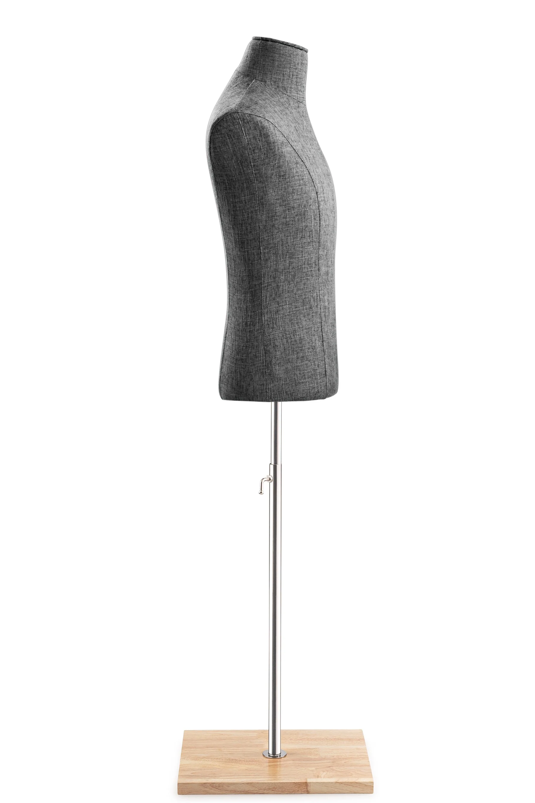 Male Display Dress Form on Wood Flat Base - Image 60