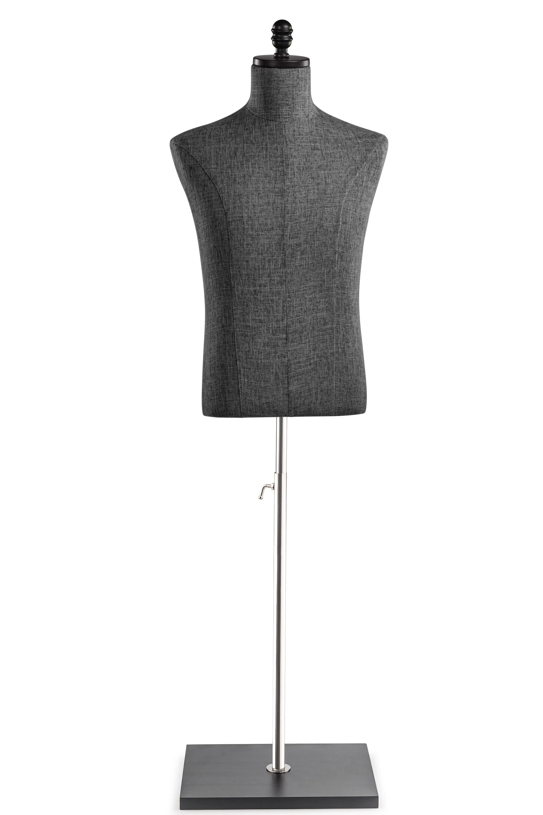 Male Display Dress Form on Wood Flat Base - Image 61