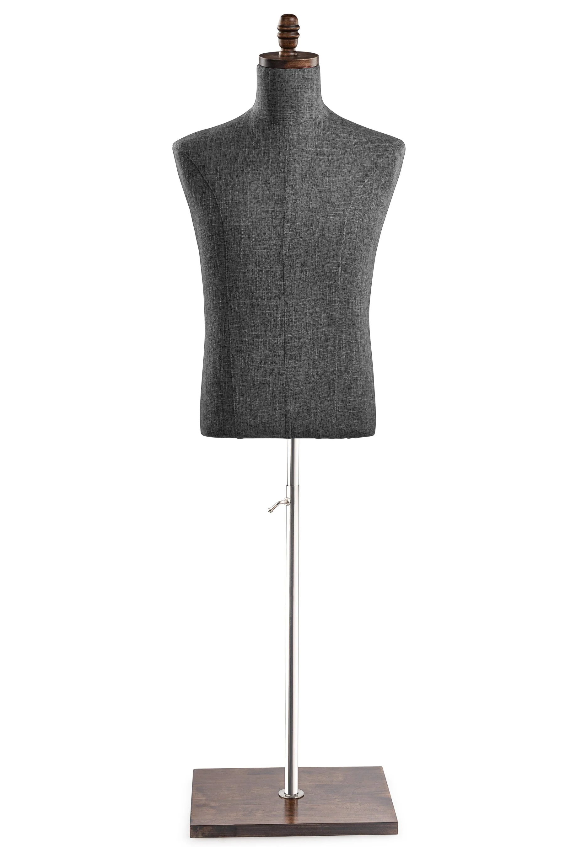 Male Display Dress Form on Wood Flat Base - Image 67