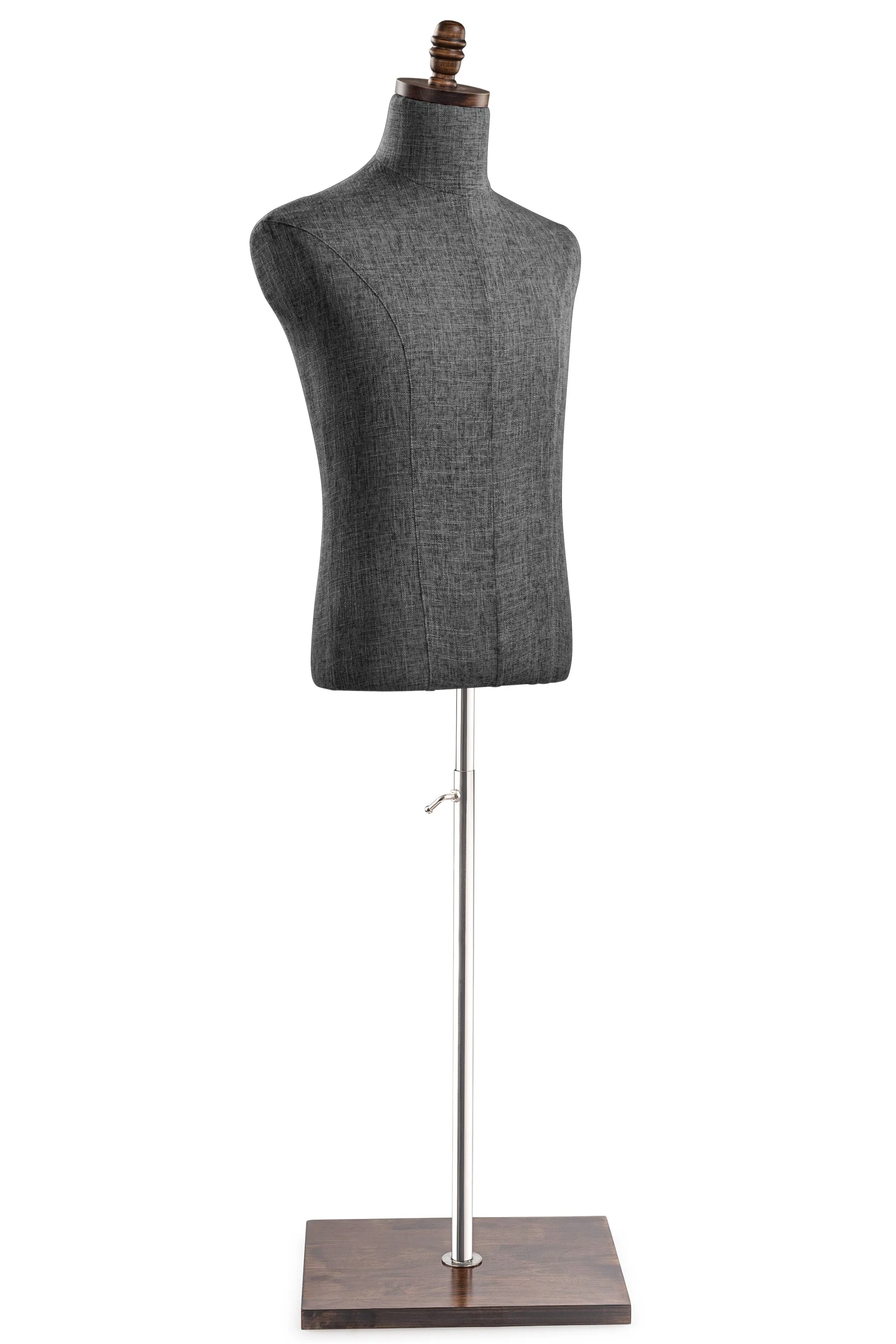 Male Display Dress Form on Wood Flat Base - Image 69