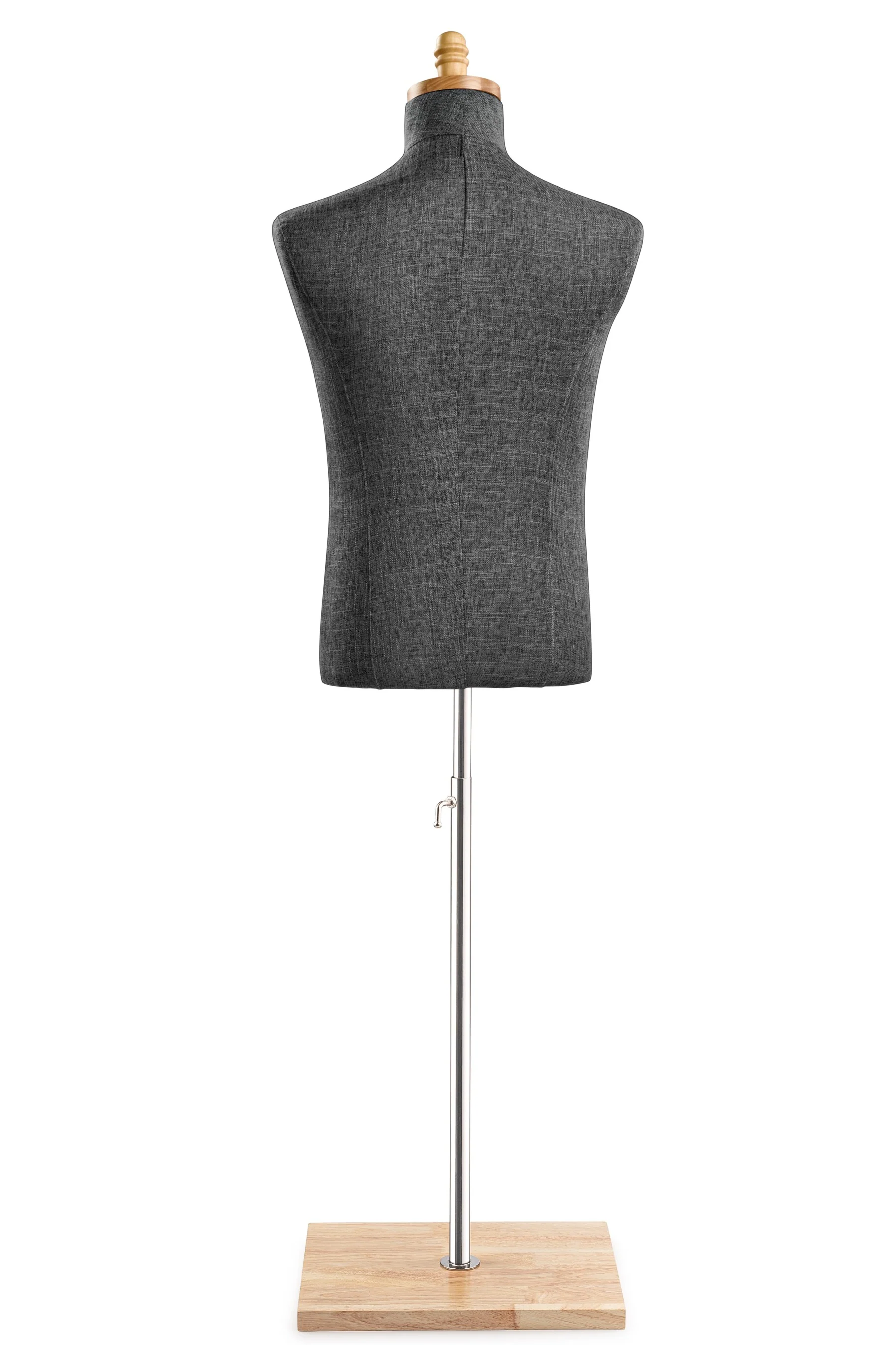 Male Display Dress Form on Wood Flat Base - Image 76