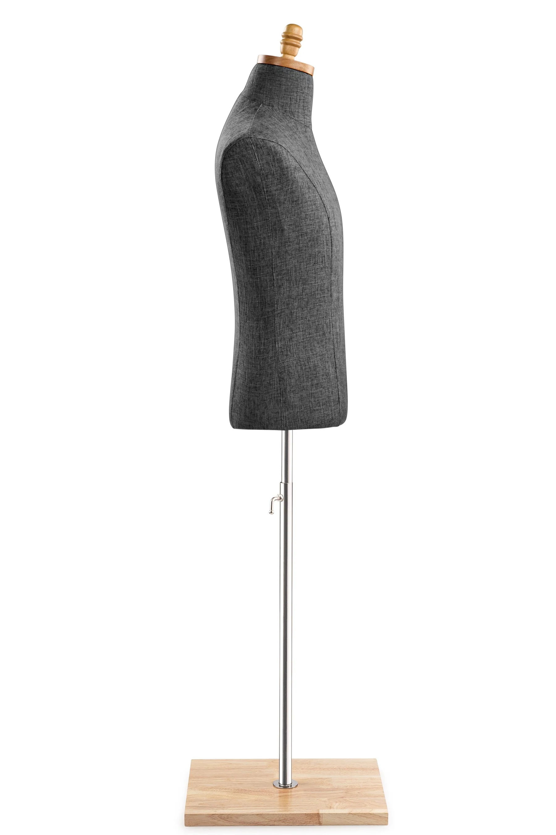 Male Display Dress Form on Wood Flat Base - Image 77