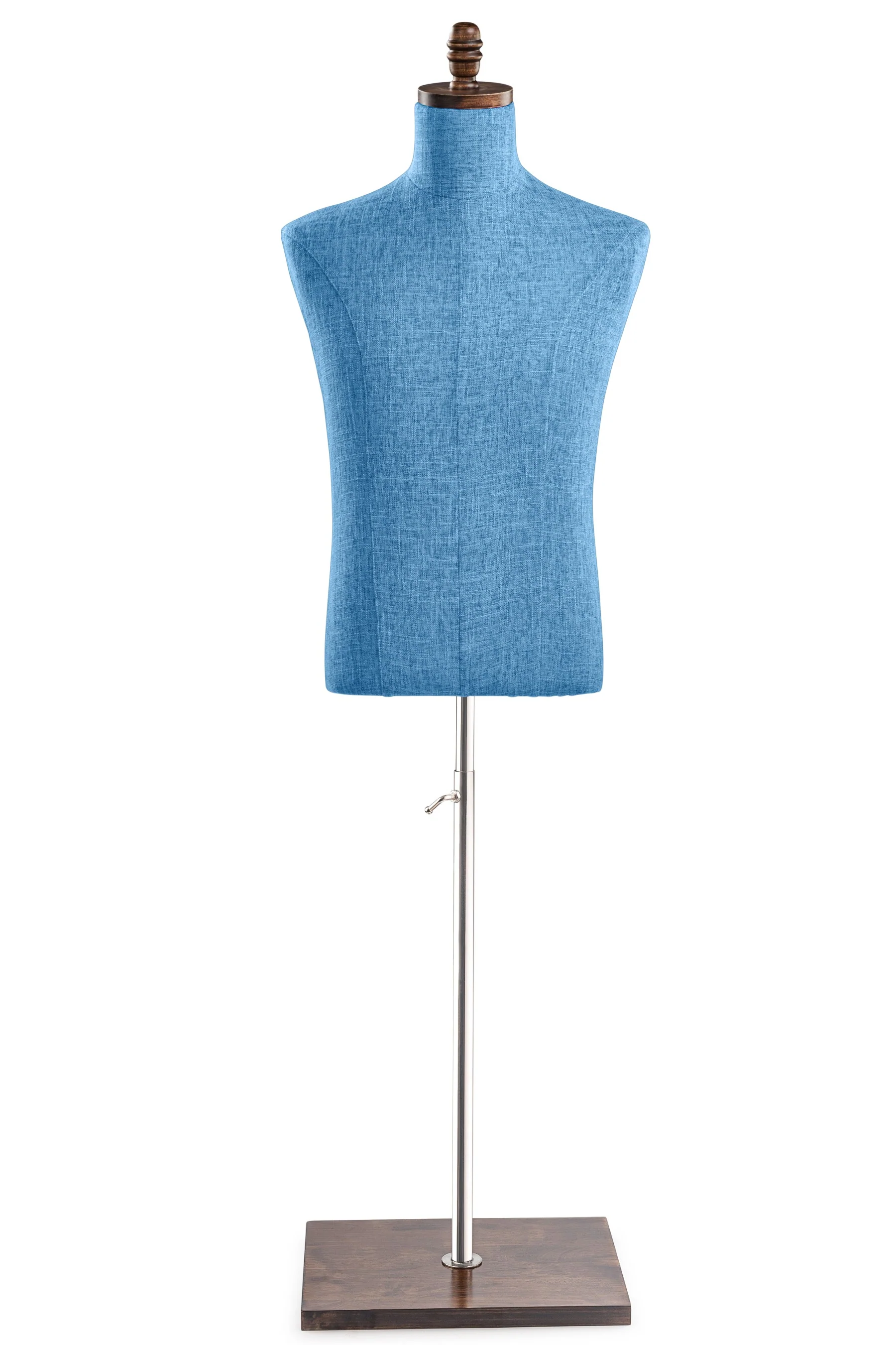 Male Display Dress Form on Wood Flat Base - Image 85