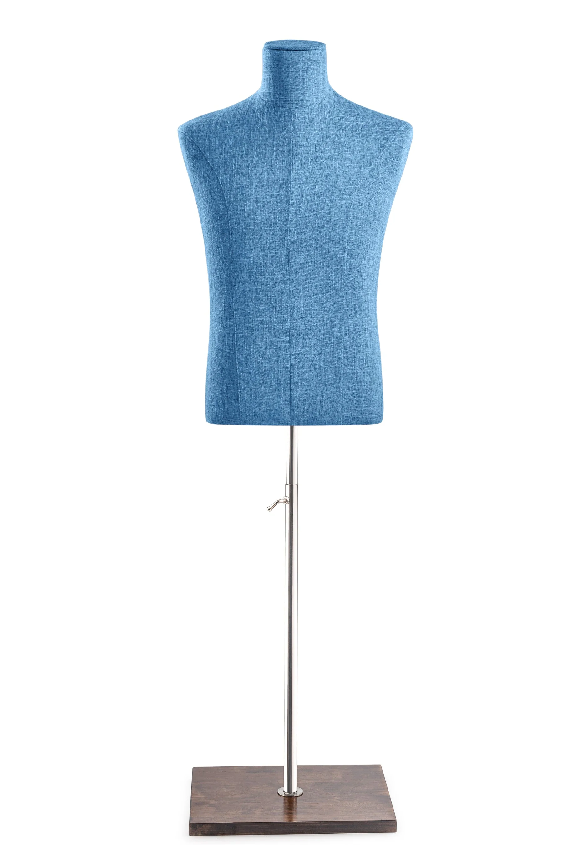 Male Display Dress Form on Wood Flat Base - Image 86