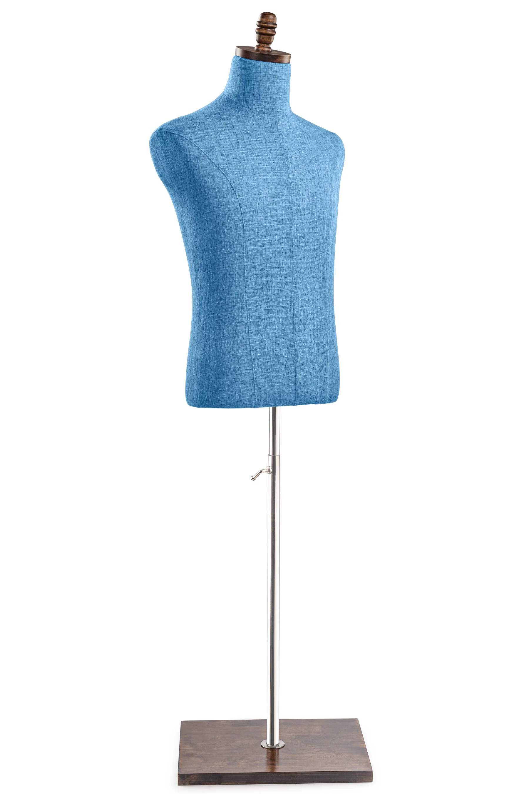 Male Display Dress Form on Wood Flat Base - Image 87