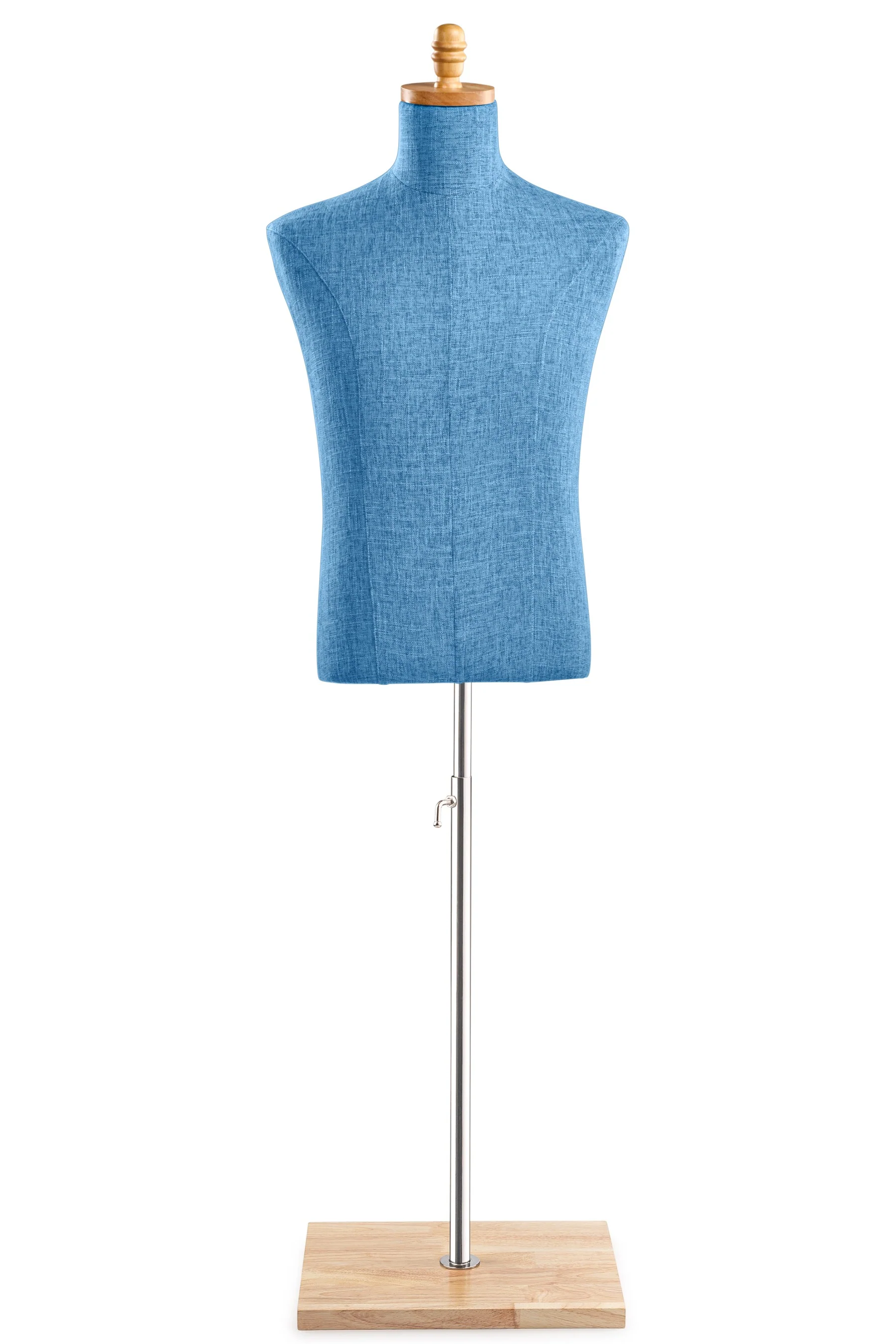Male Display Dress Form on Wood Flat Base - Image 91