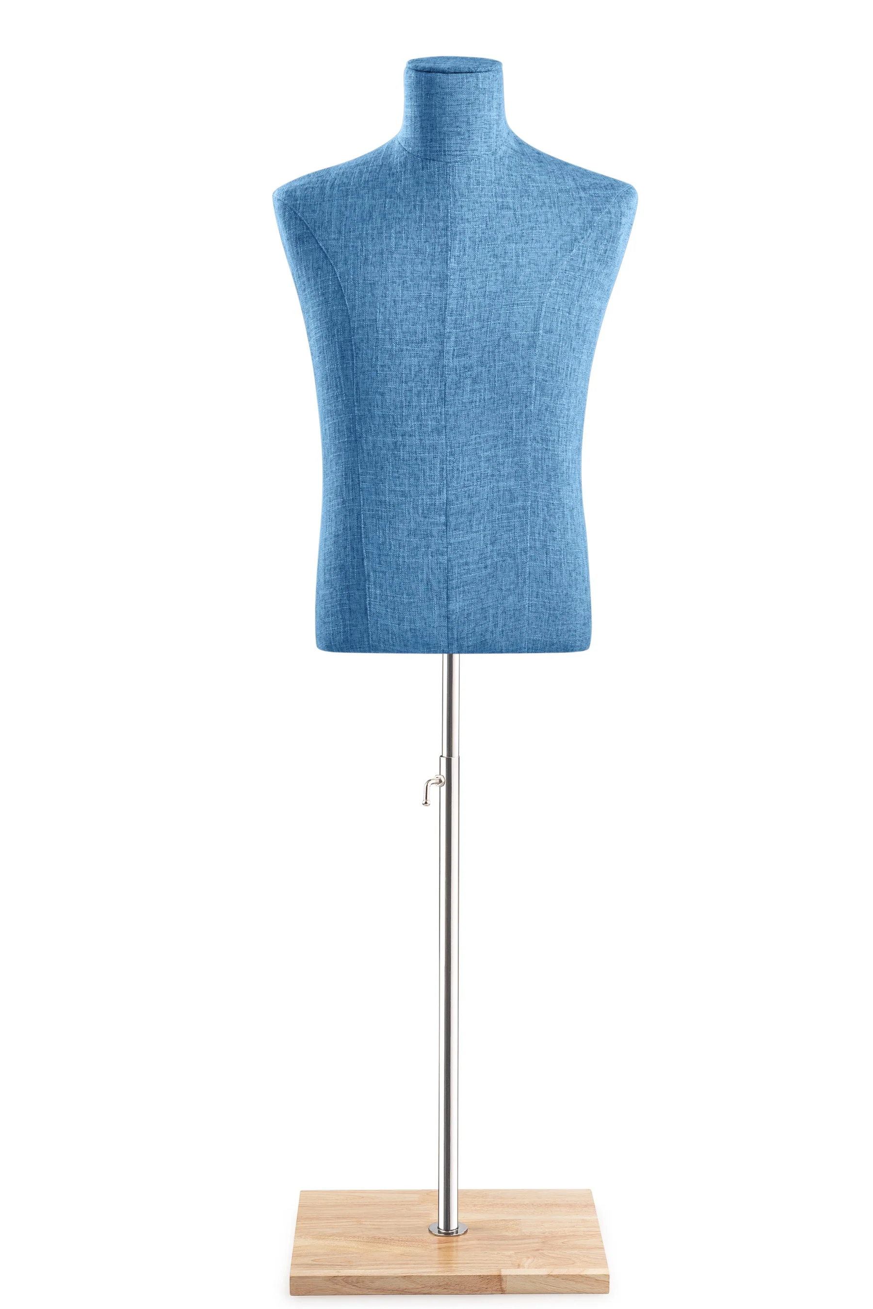 Male Display Dress Form on Wood Flat Base - Image 92