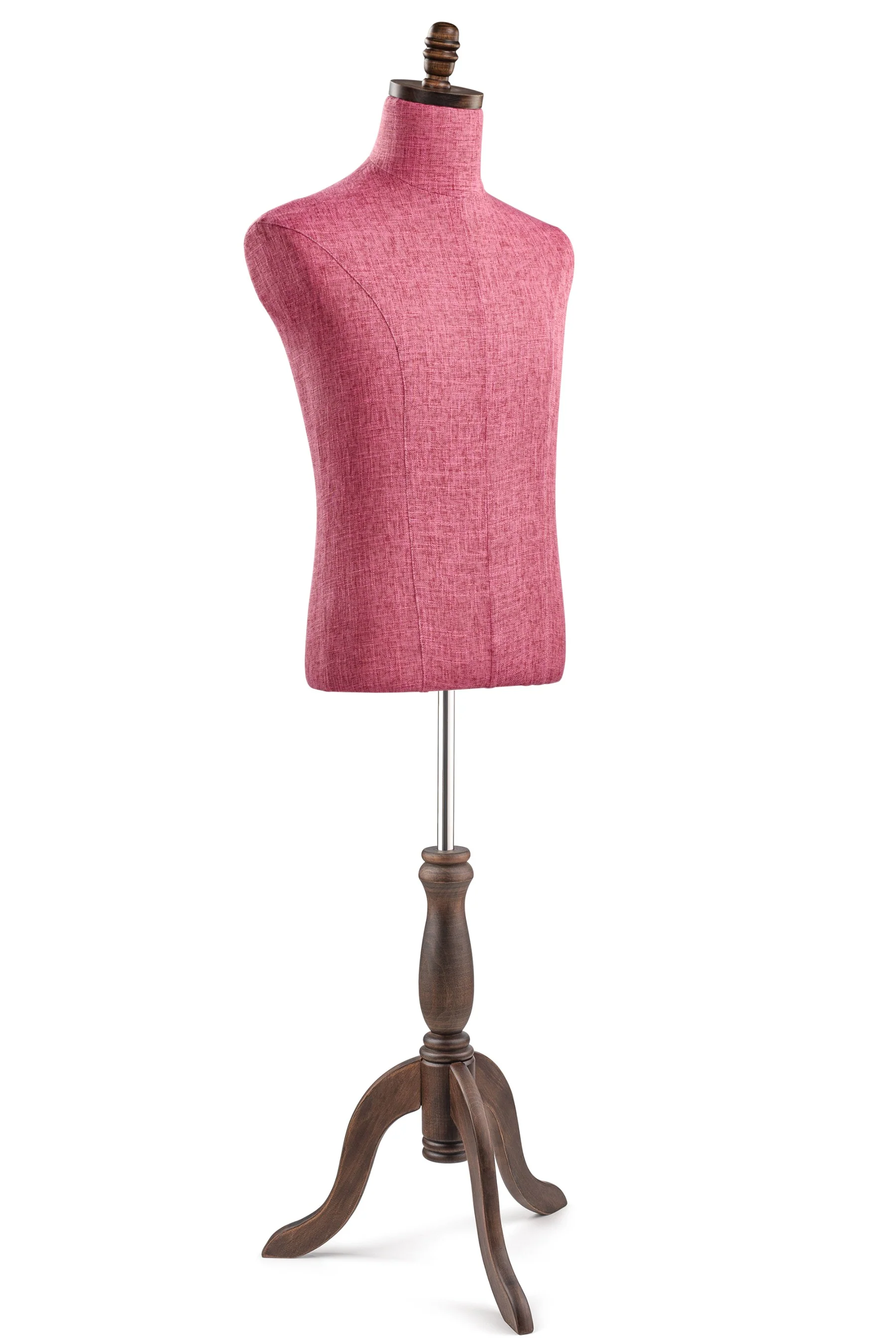 Male Display Dress Form on Wood Tripod Base - Image 32