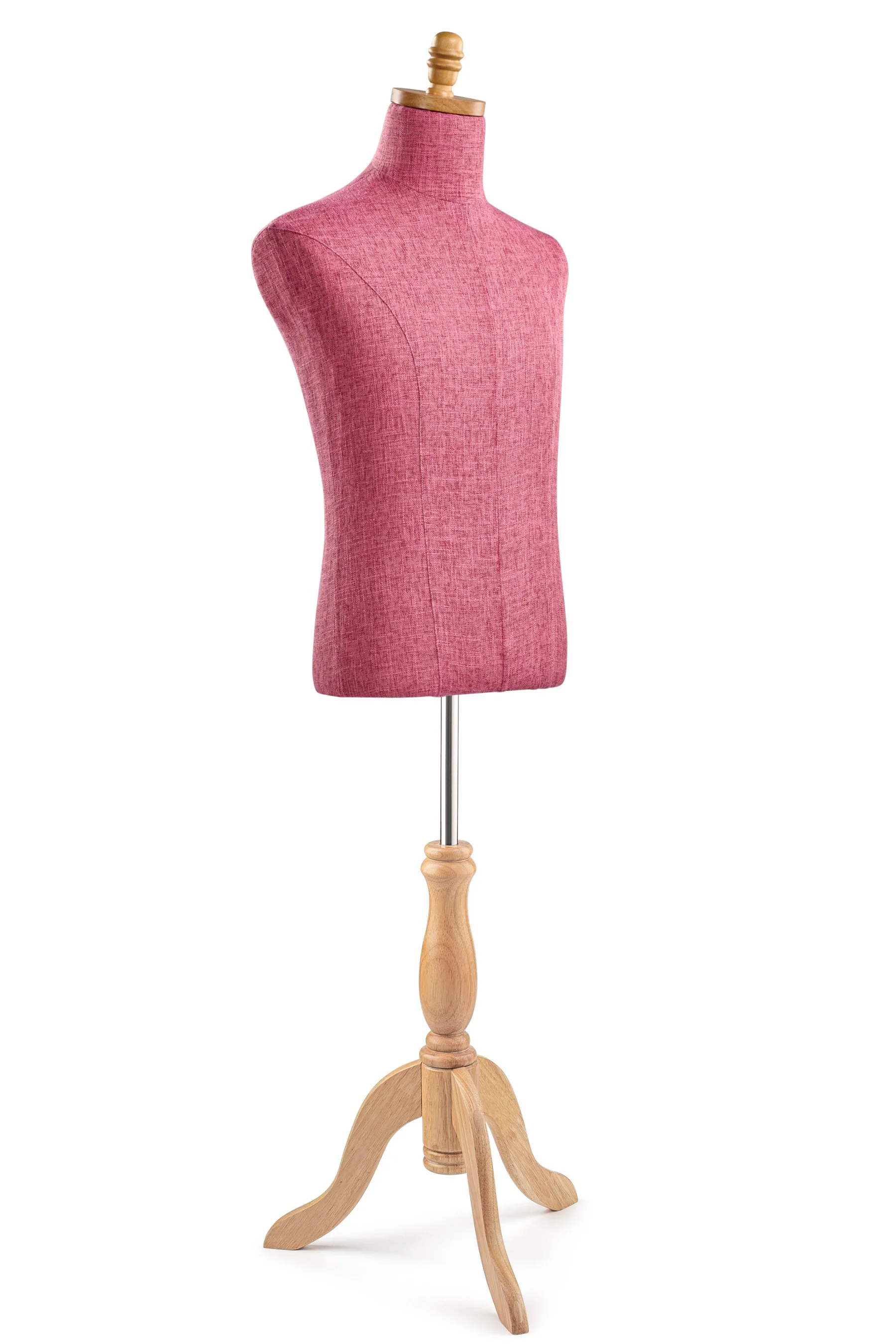 Male Display Dress Form on Wood Tripod Base - Image 38