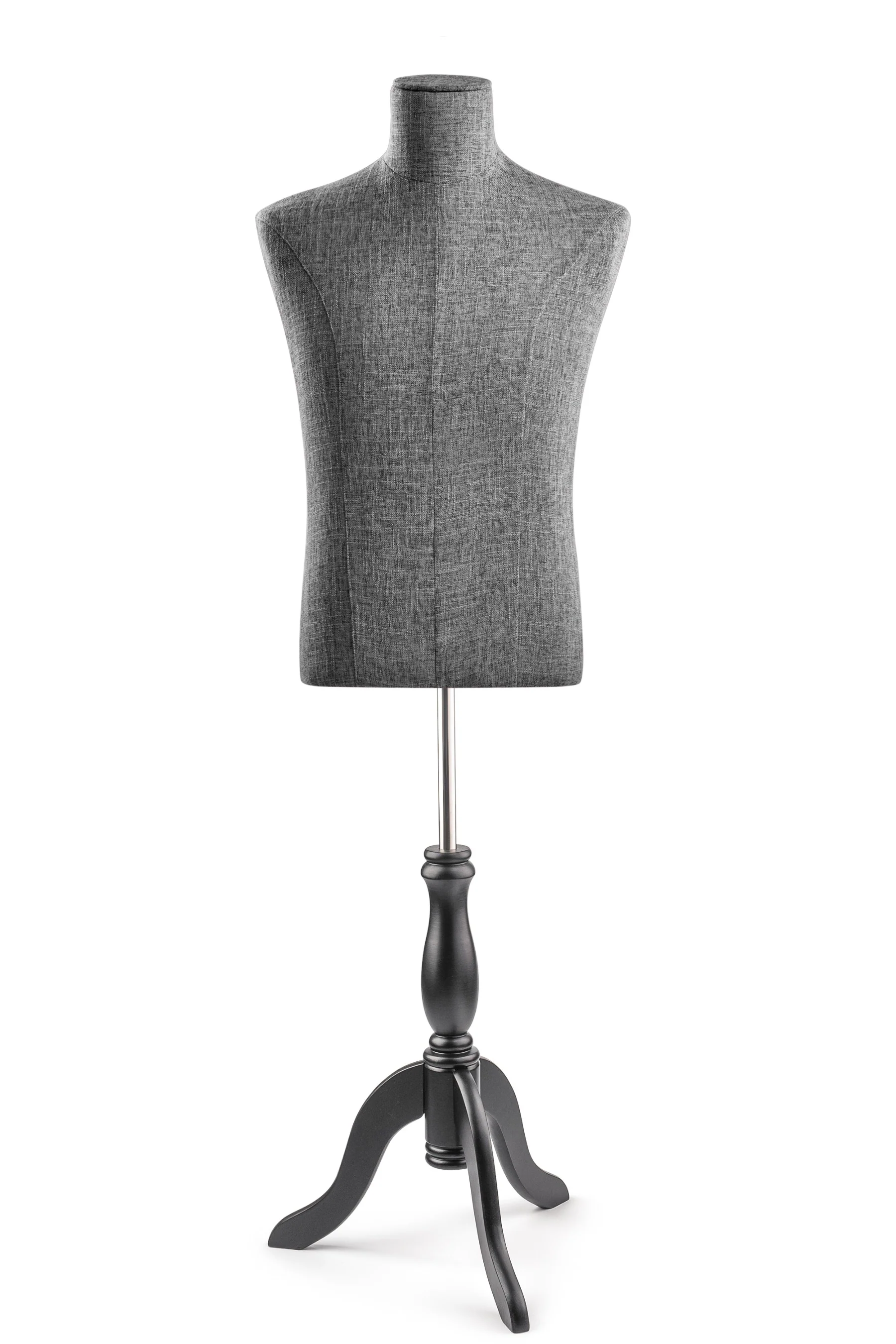 Male Display Dress Form on Wood Tripod Base - Image 43