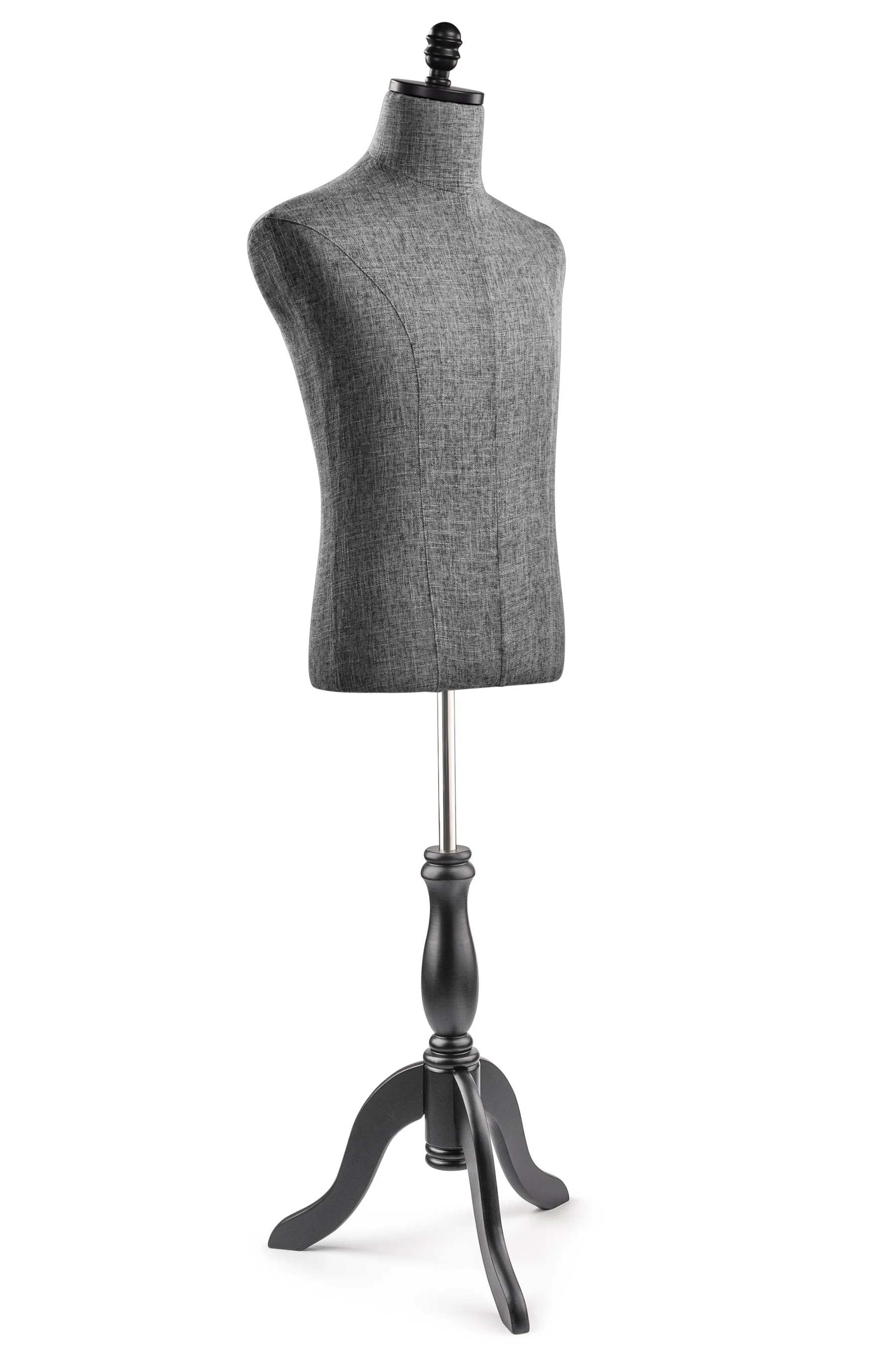 Male Display Dress Form on Wood Tripod Base - Image 44