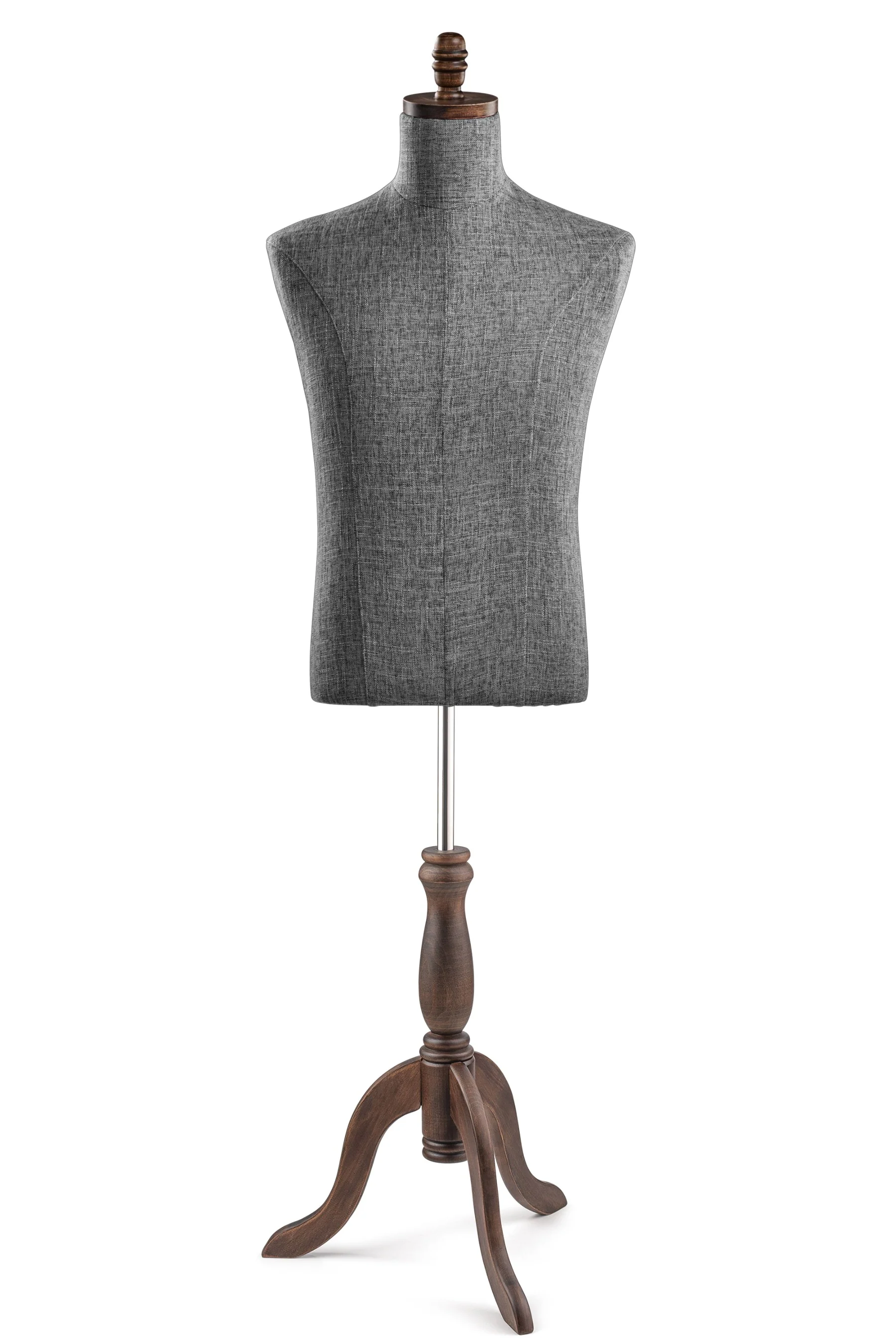 Male Display Dress Form on Wood Tripod Base - Image 48