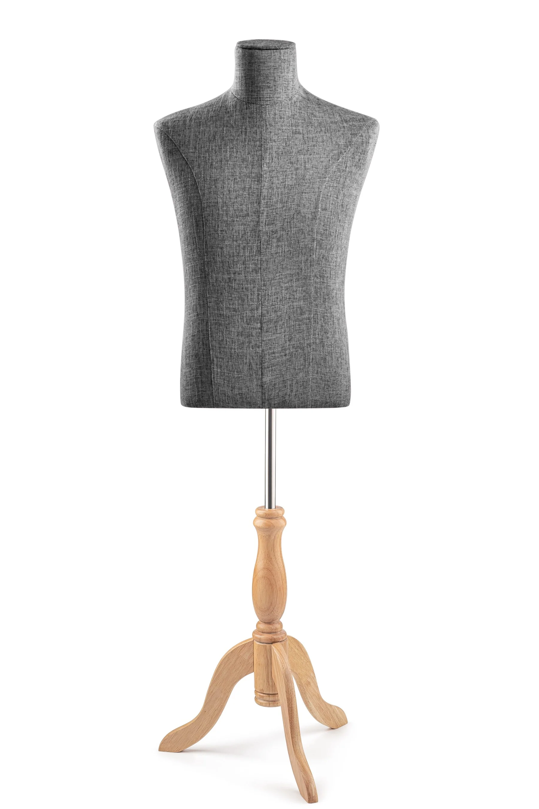 Male Display Dress Form on Wood Tripod Base - Image 55