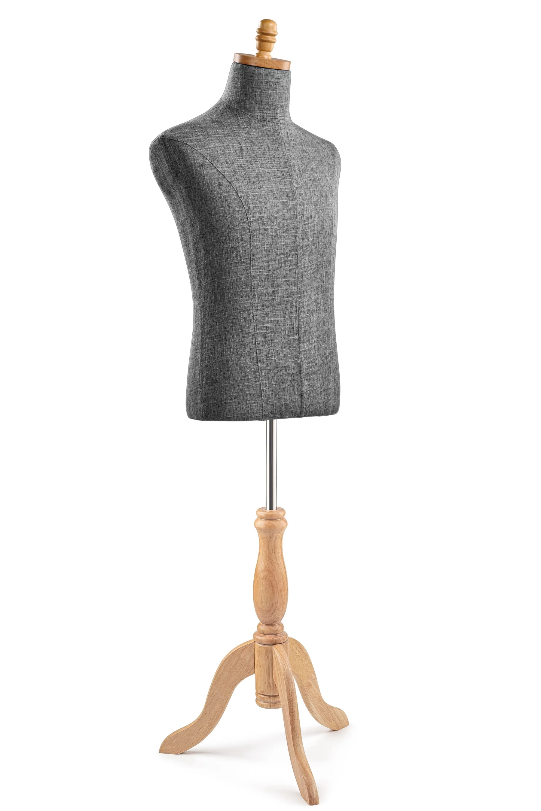 Male Display Dress Form on Wood Tripod Base - Image 56