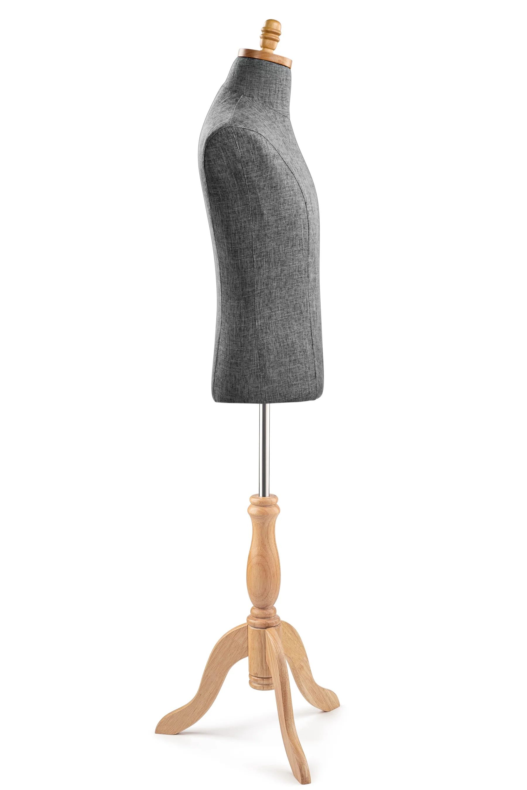 Male Display Dress Form on Wood Tripod Base - Image 58