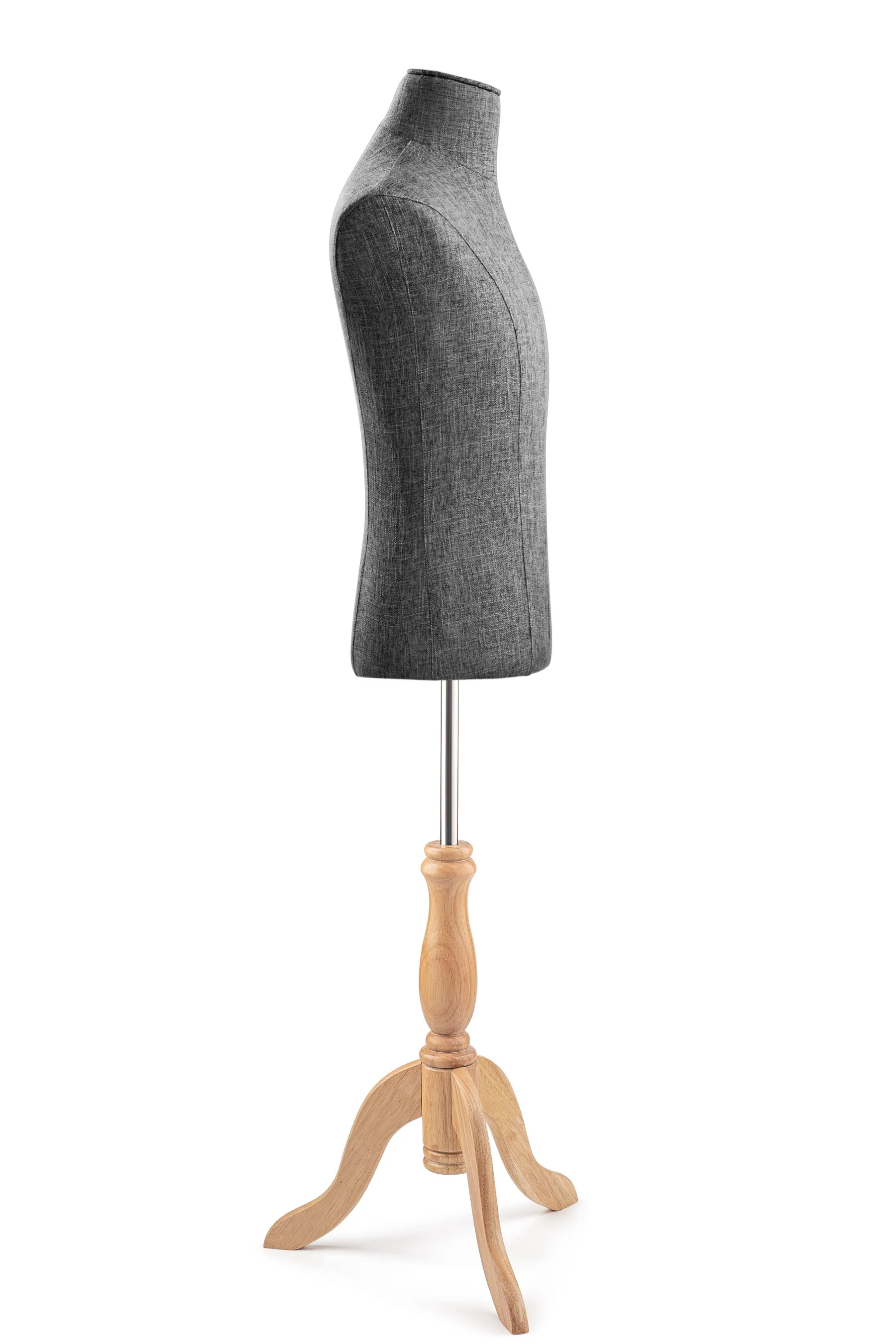 Male Display Dress Form on Wood Tripod Base - Image 59