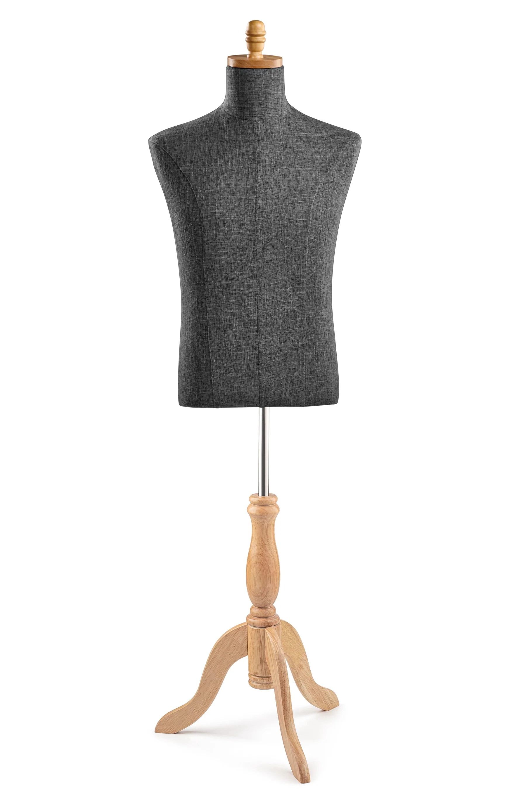 Male Display Dress Form on Wood Tripod Base - Image 72