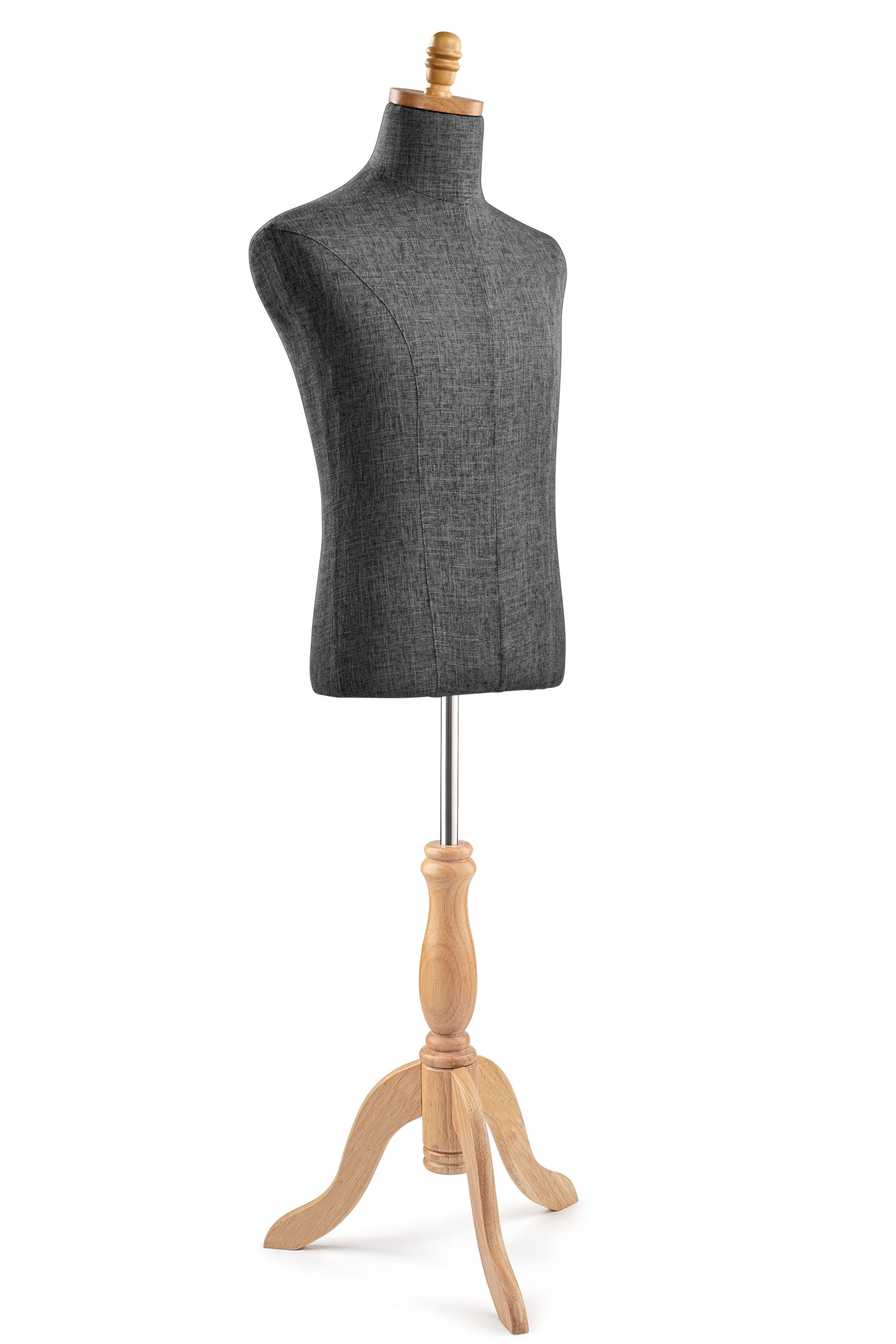 Male Display Dress Form on Wood Tripod Base - Image 74