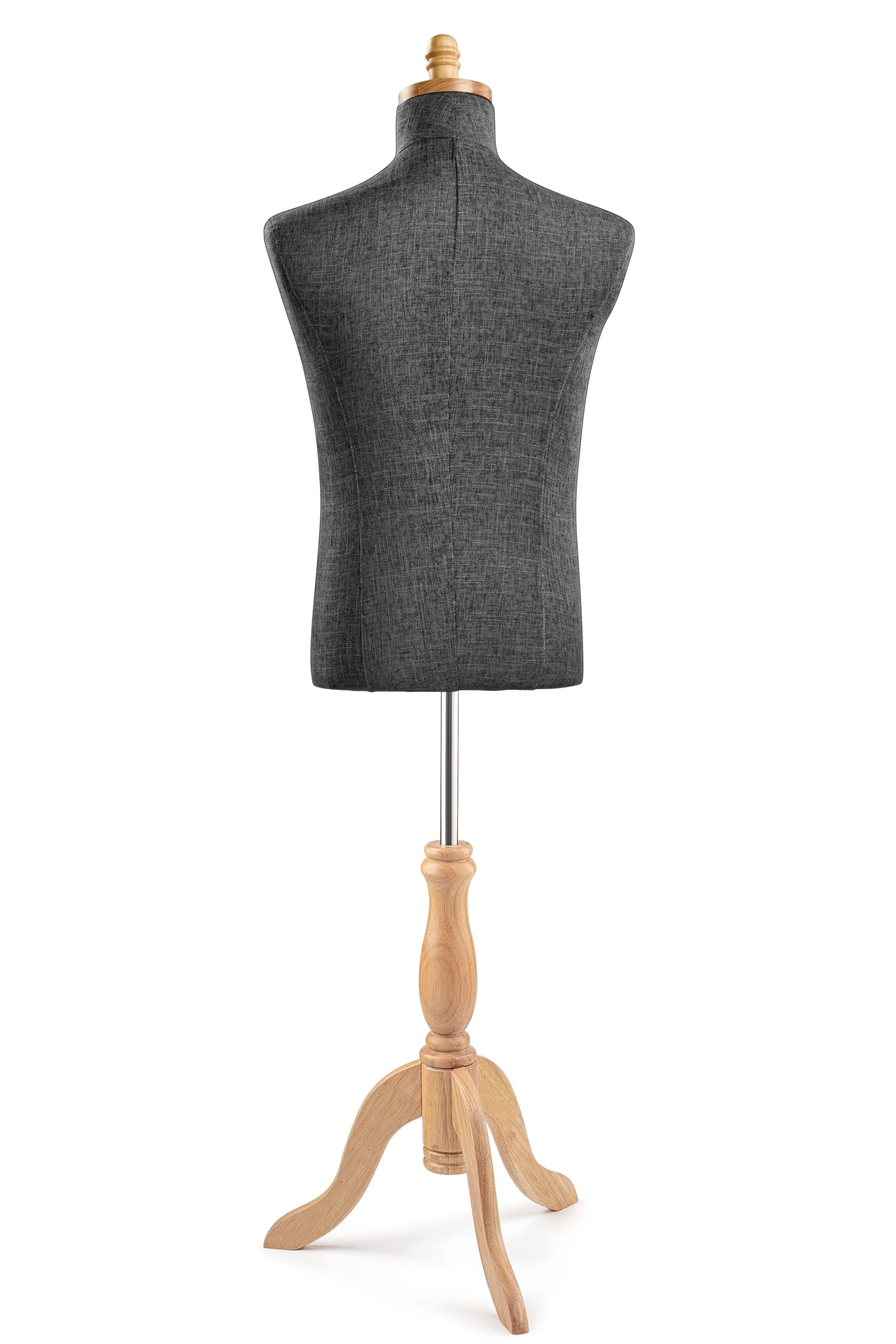 Male Display Dress Form on Wood Tripod Base - Image 75