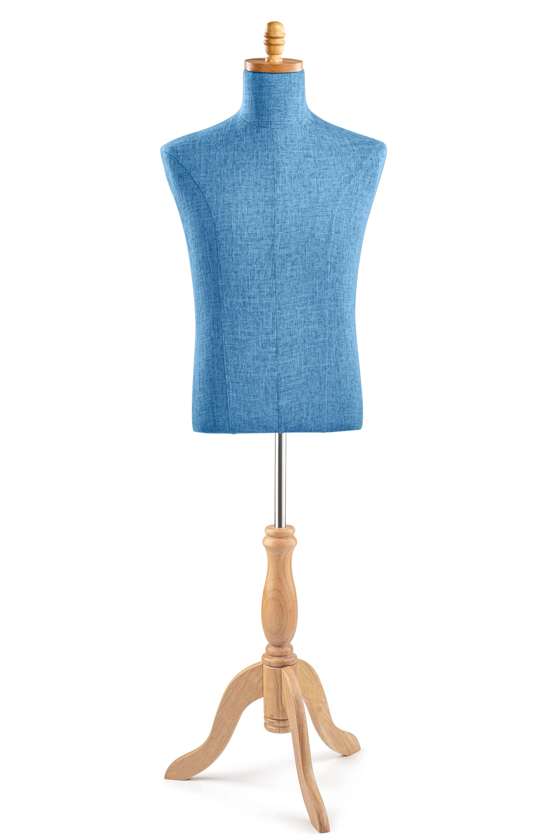 Male Display Dress Form on Wood Tripod Base - Image 90