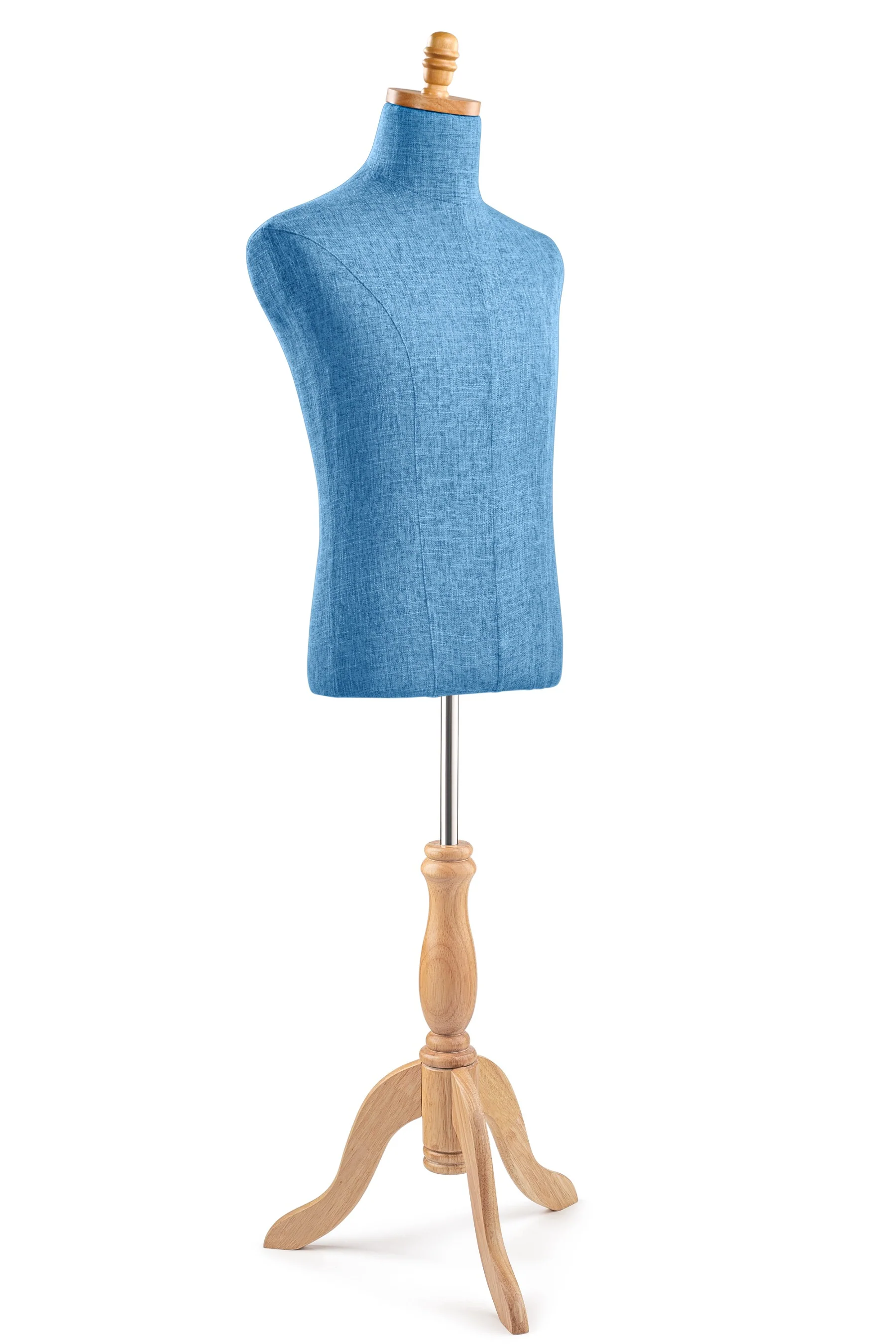 Male Display Dress Form on Wood Tripod Base - Image 92
