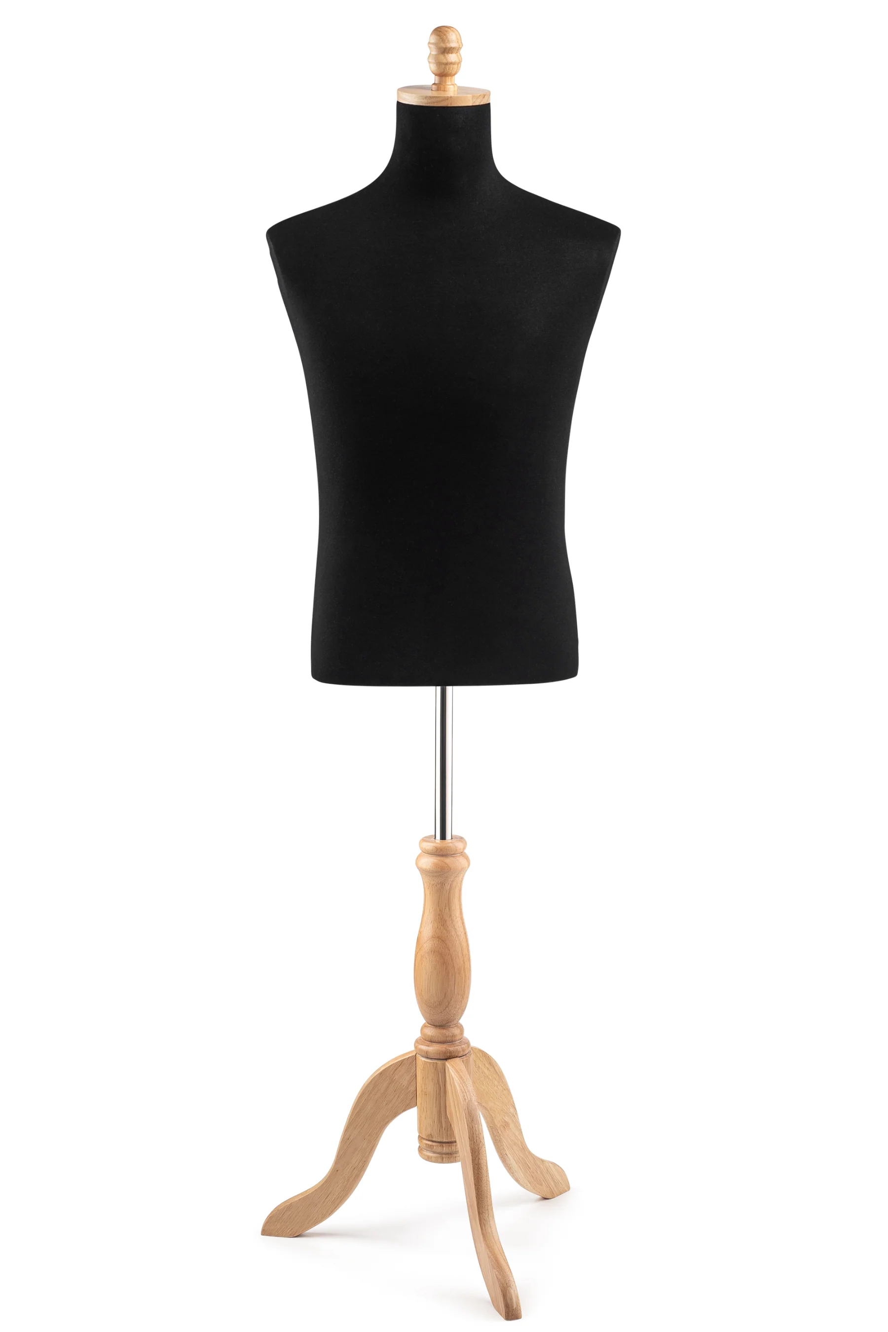 Male Display Dress Form on Wood Tripod Base - Image 96