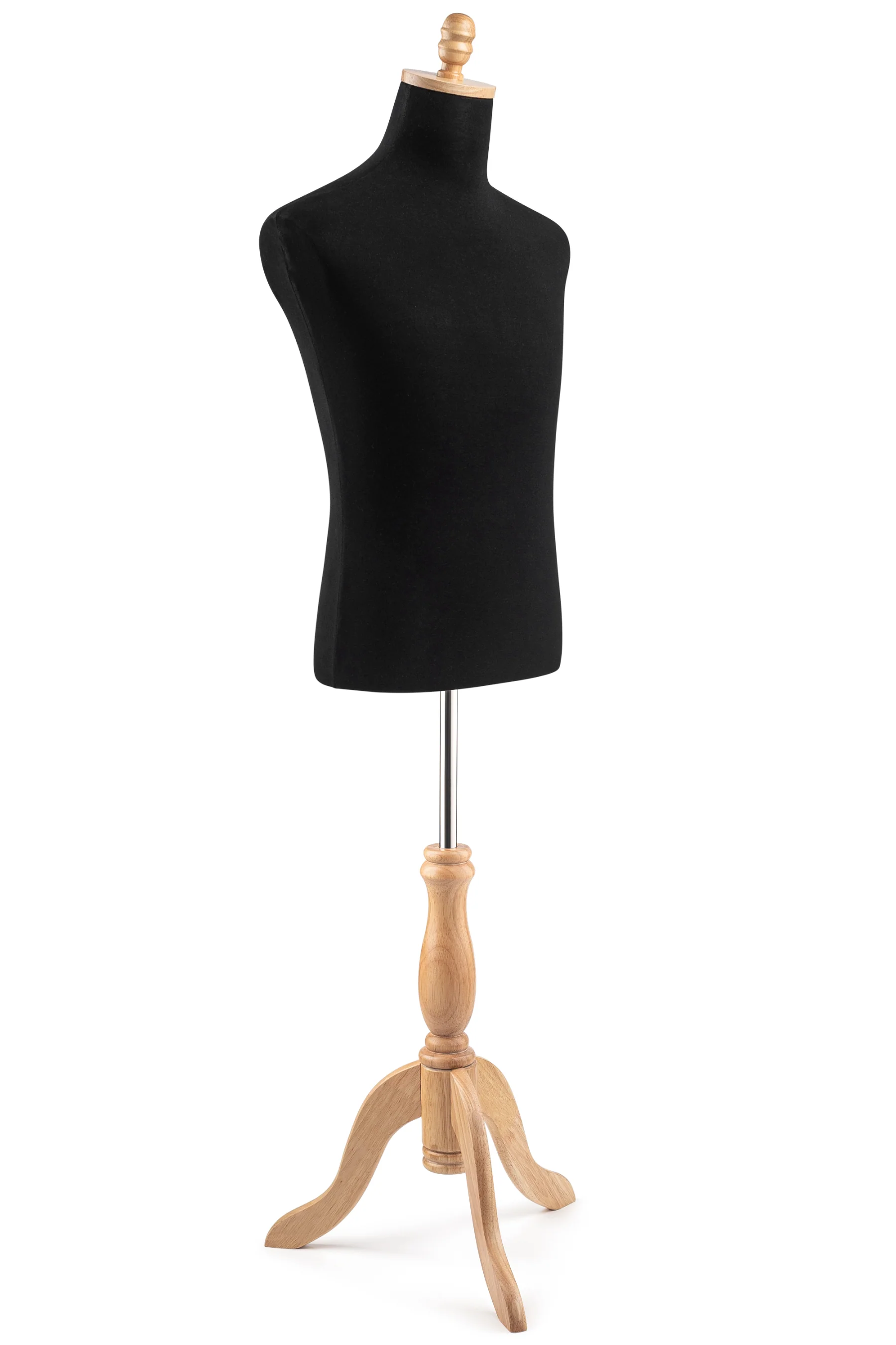 Male Display Dress Form on Wood Tripod Base - Image 97