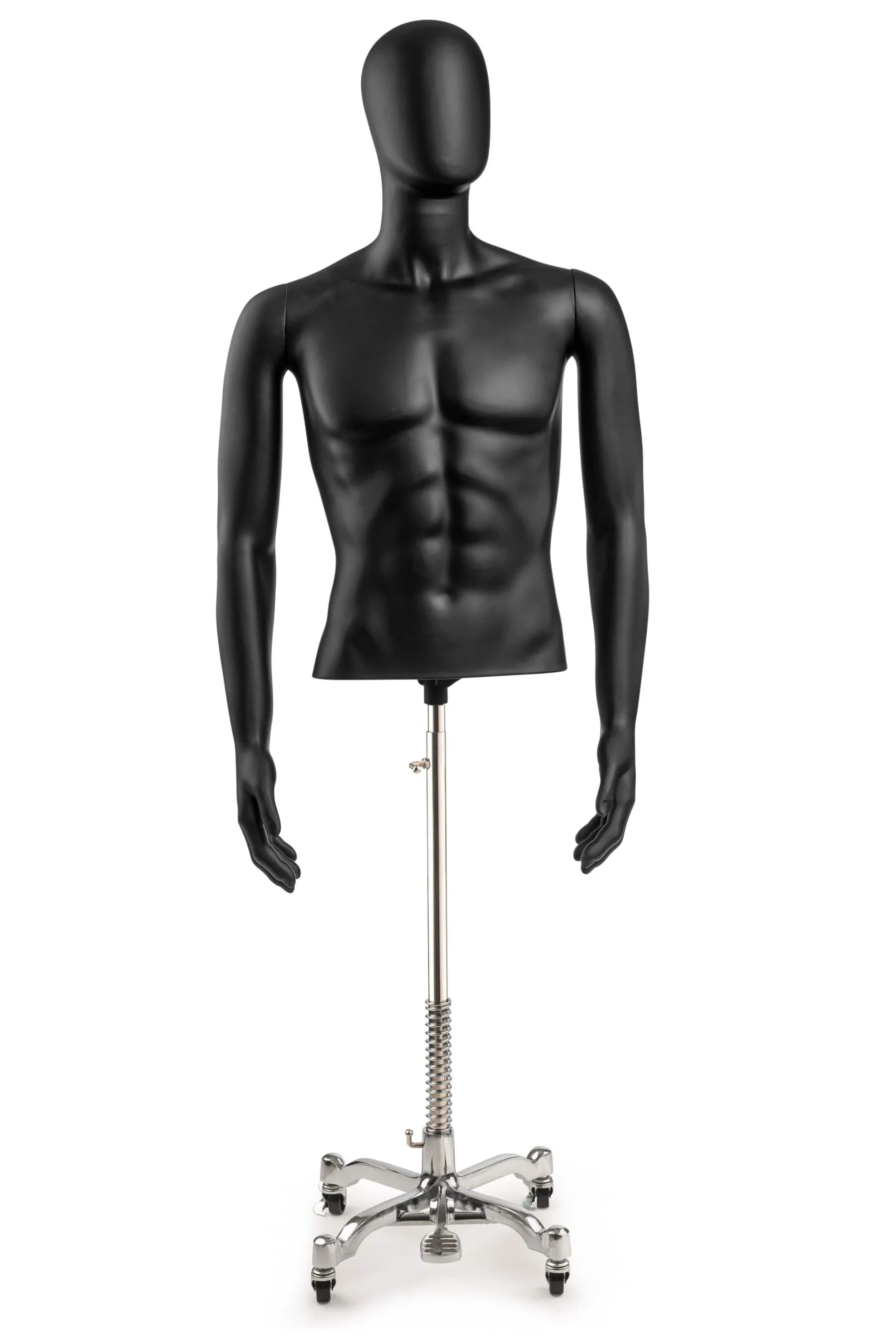 Male Egghead Torso Mannequin with Removable Arms - Image 10