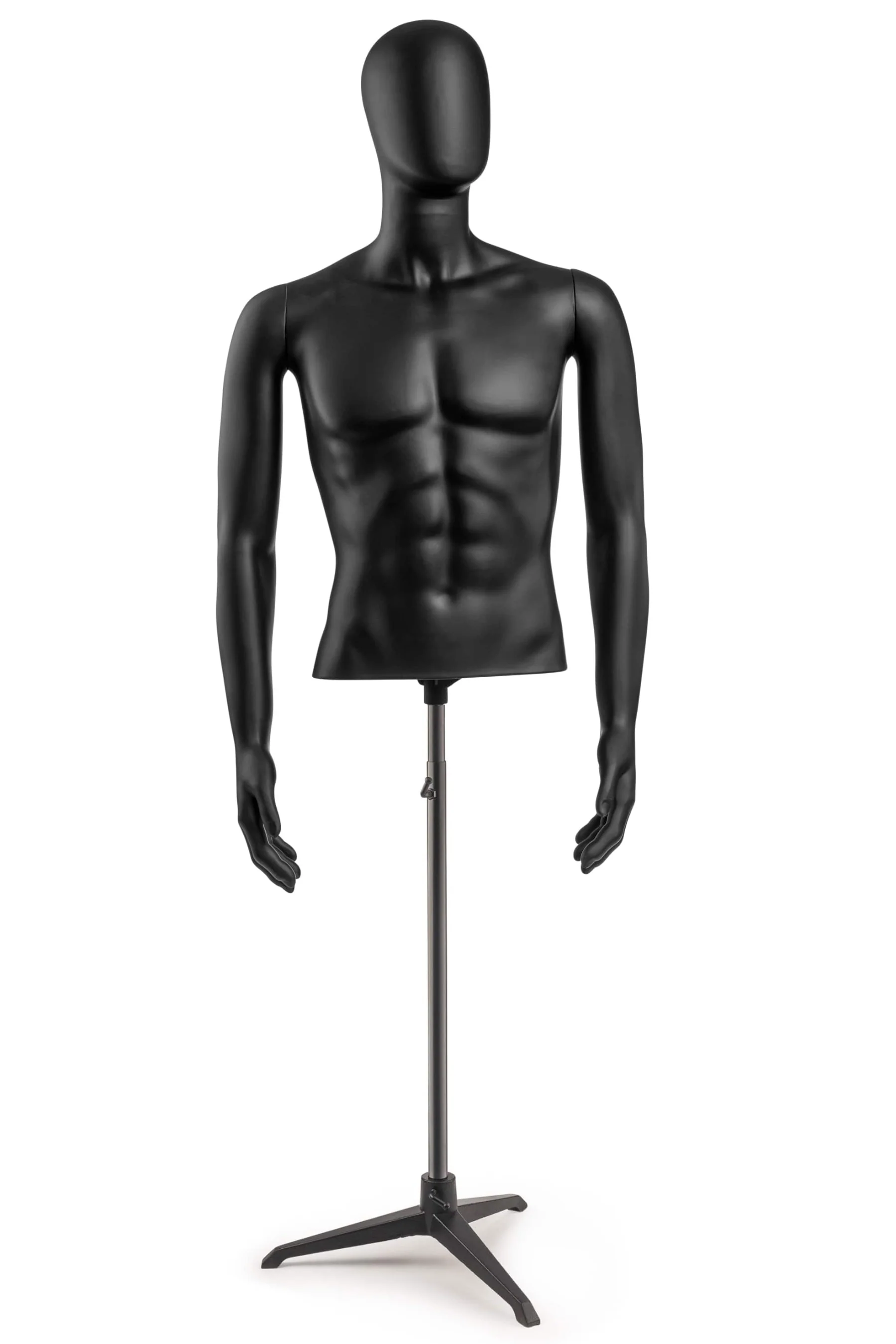 Male Egghead Torso Mannequin with Removable Arms - Image 11