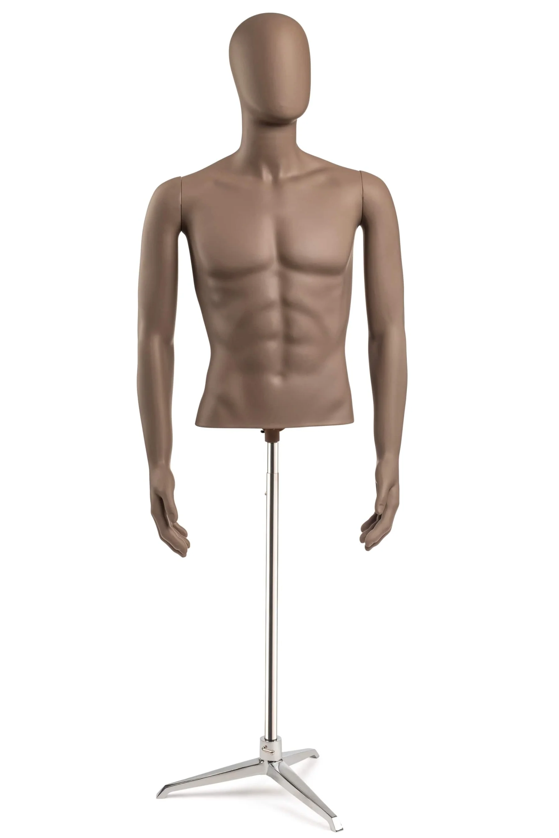 Male Egghead Torso Mannequin with Removable Arms - Image 115