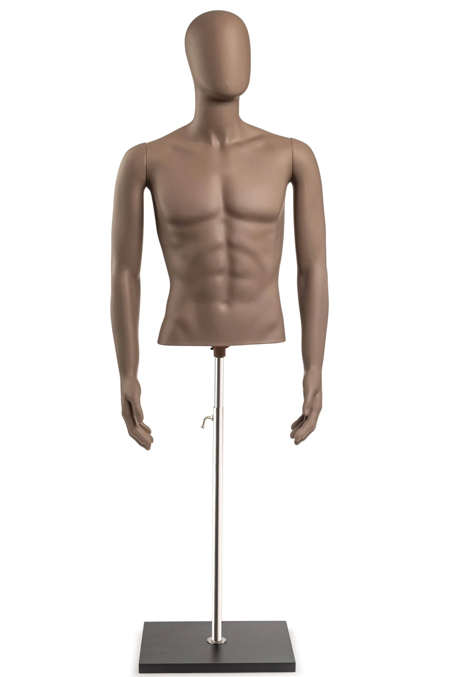 Male Egghead Torso Mannequin with Removable Arms - Image 119