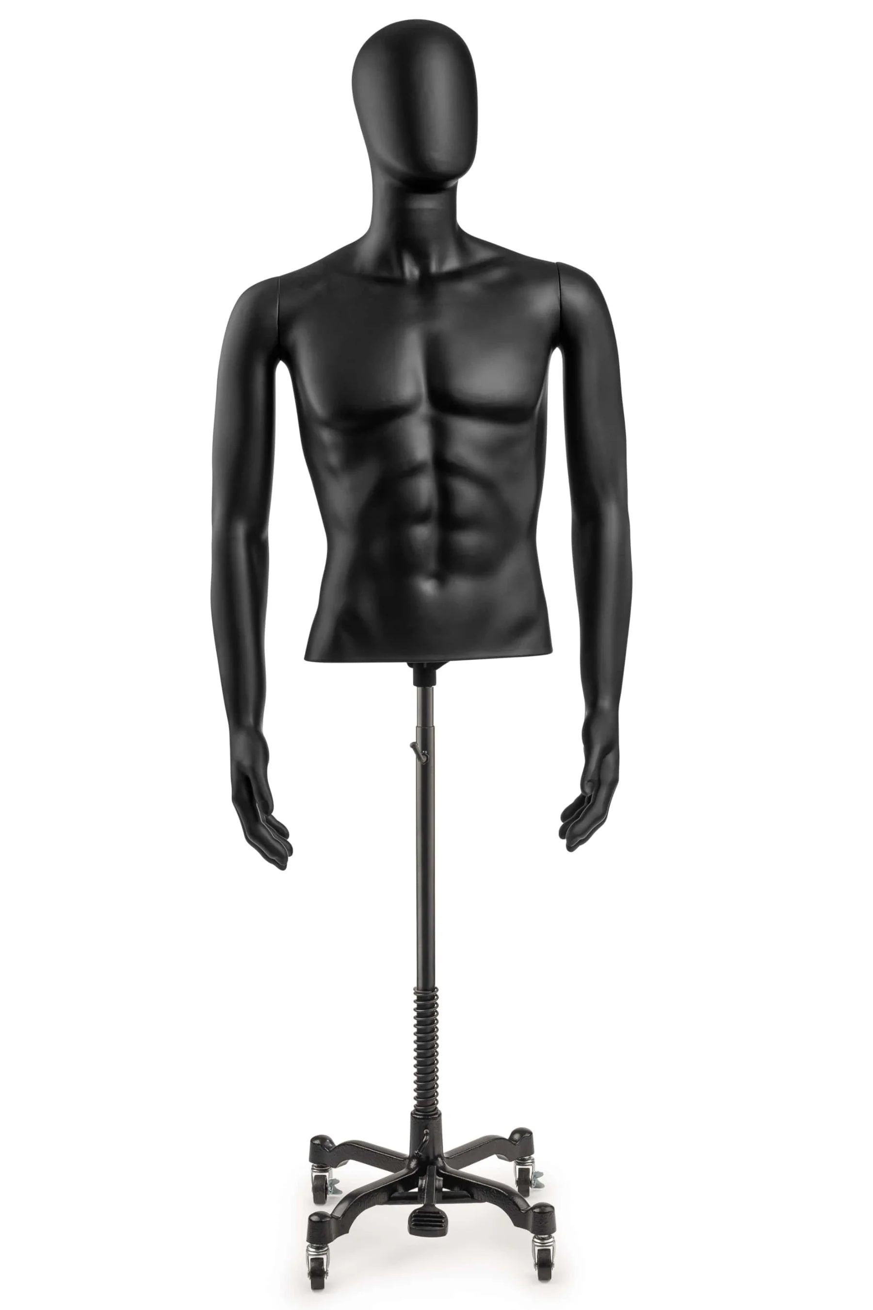 Male Egghead Torso Mannequin with Removable Arms - Image 12