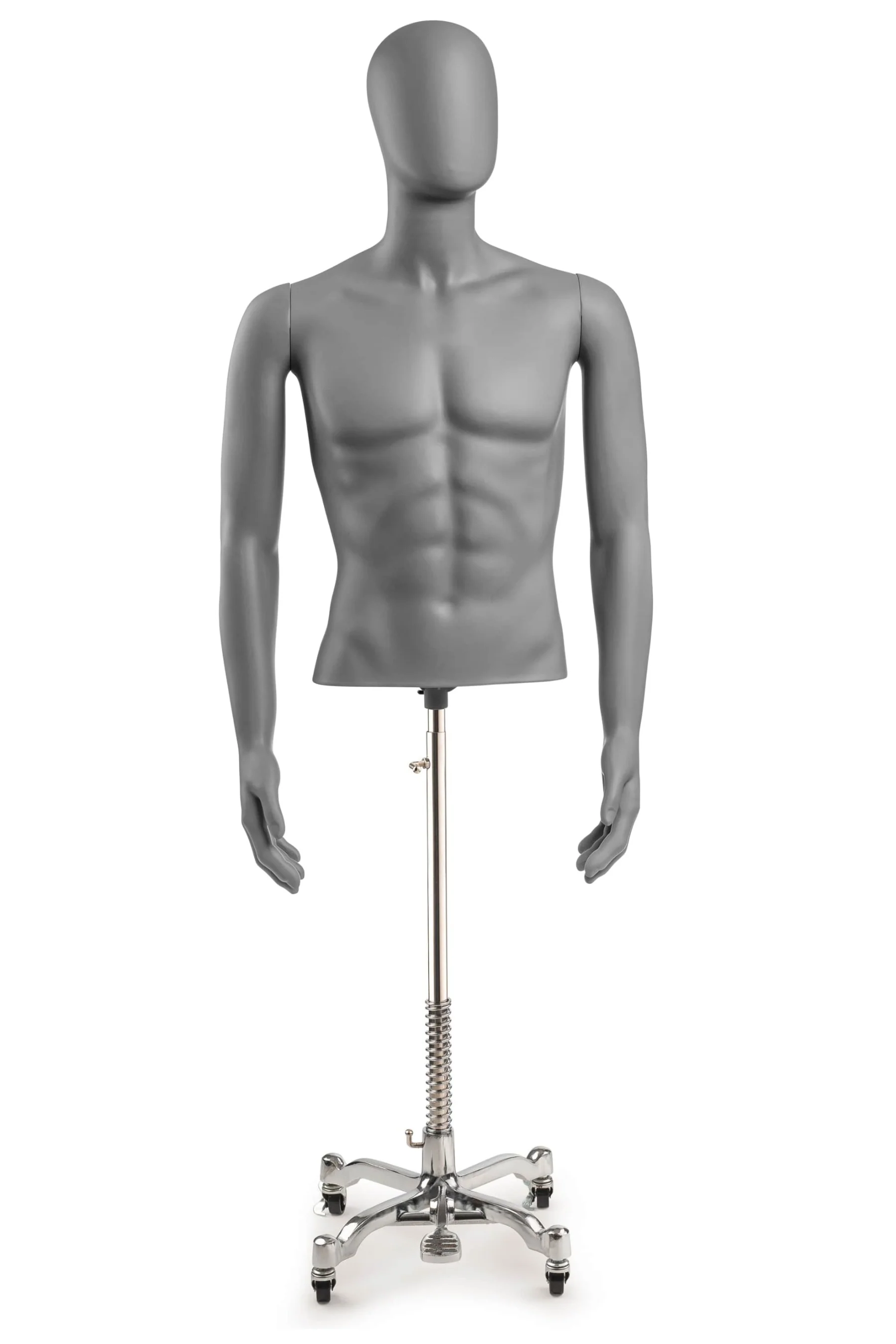 Male Egghead Torso Mannequin with Removable Arms - Image 137