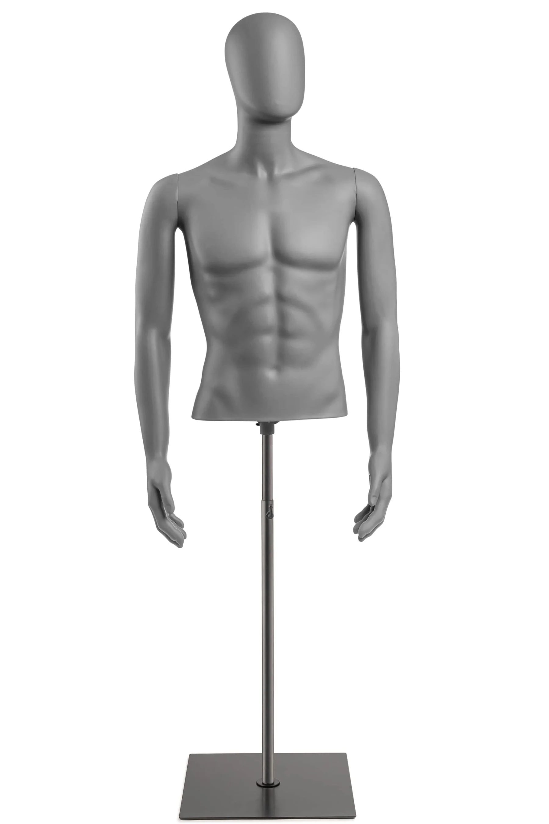 Male Egghead Torso Mannequin with Removable Arms - Image 140