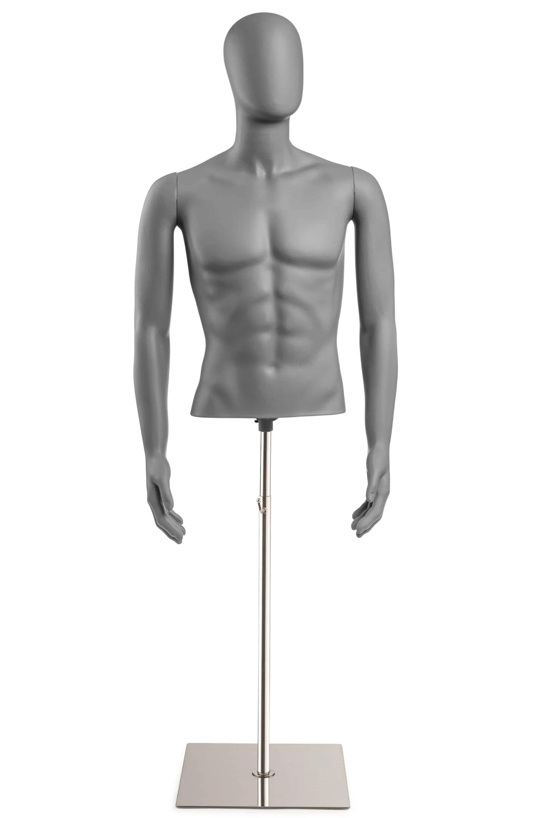 Male Egghead Torso Mannequin with Removable Arms - Image 146