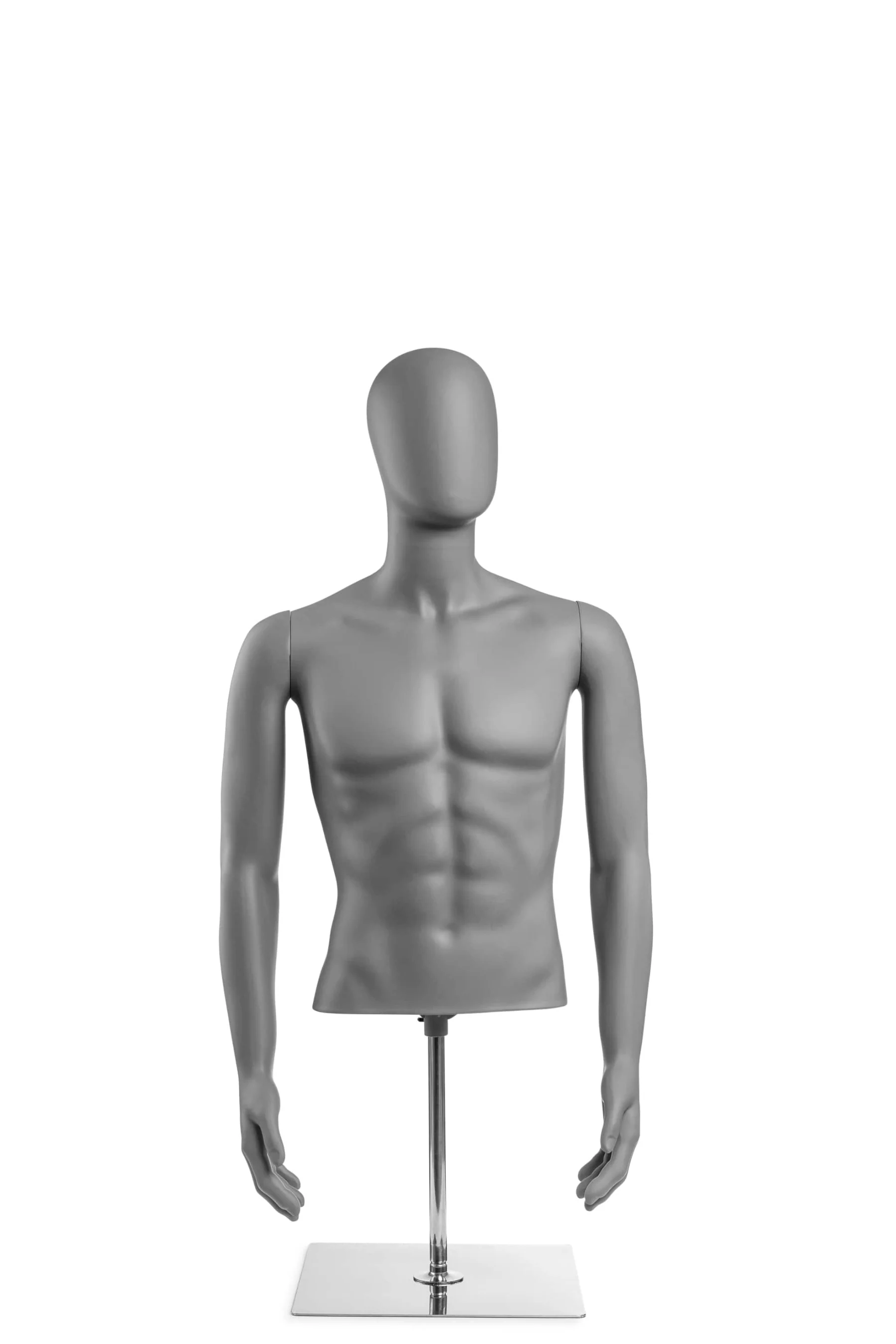 Male Egghead Torso Mannequin with Removable Arms - Image 156