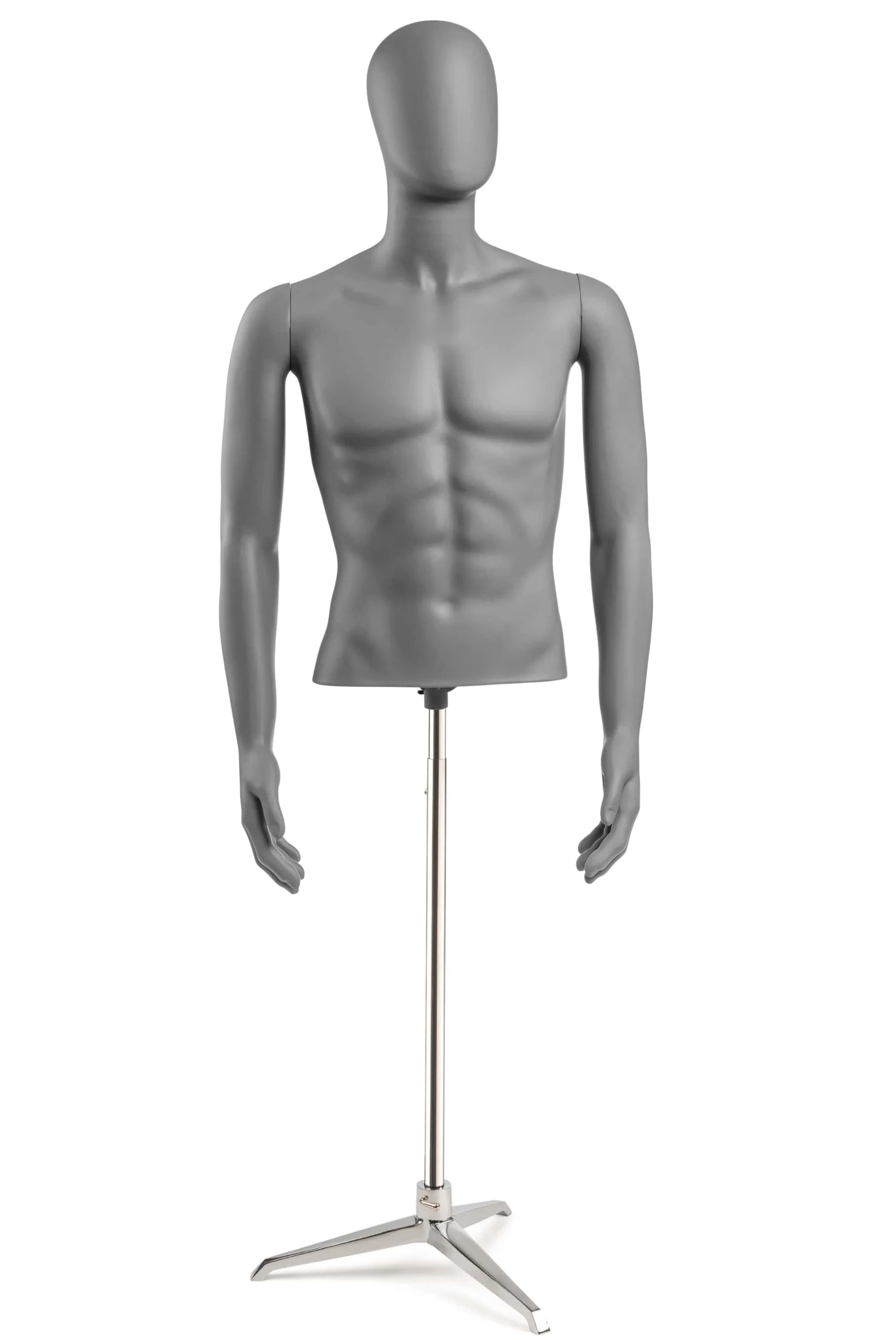Male Egghead Torso Mannequin with Removable Arms - Image 168