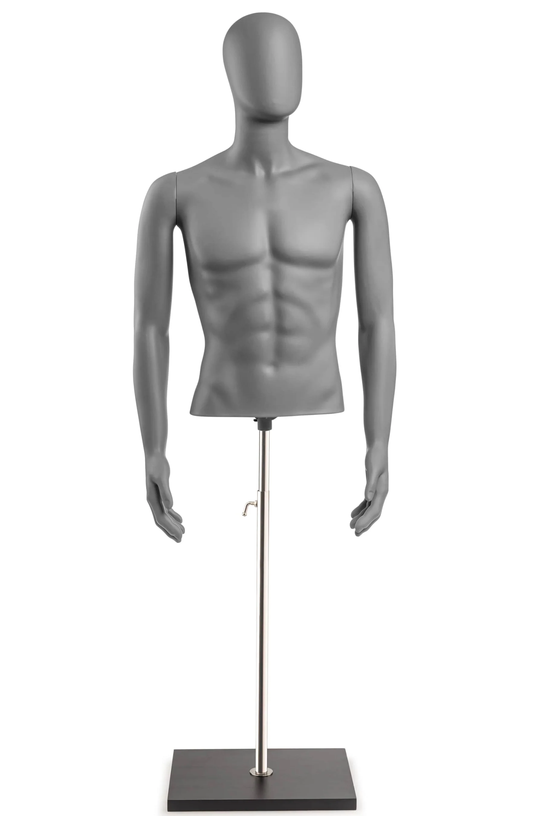 Male Egghead Torso Mannequin with Removable Arms - Image 172