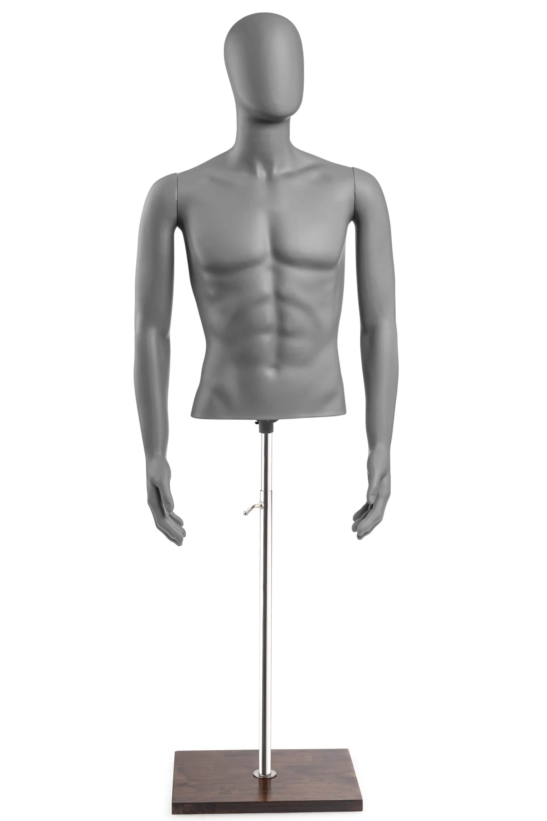 Male Egghead Torso Mannequin with Removable Arms - Image 176