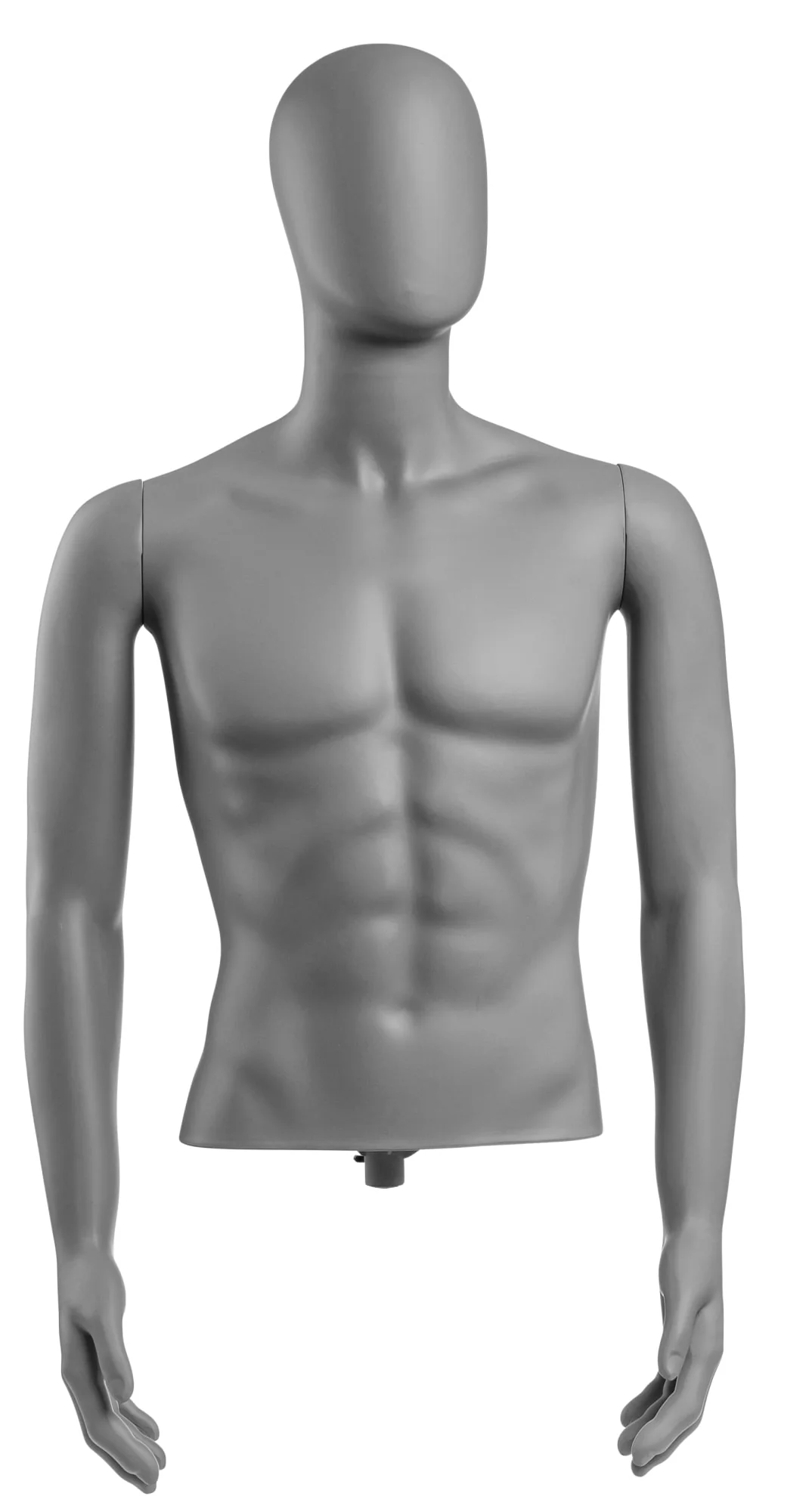 Male Egghead Torso Mannequin with Removable Arms - Image 181