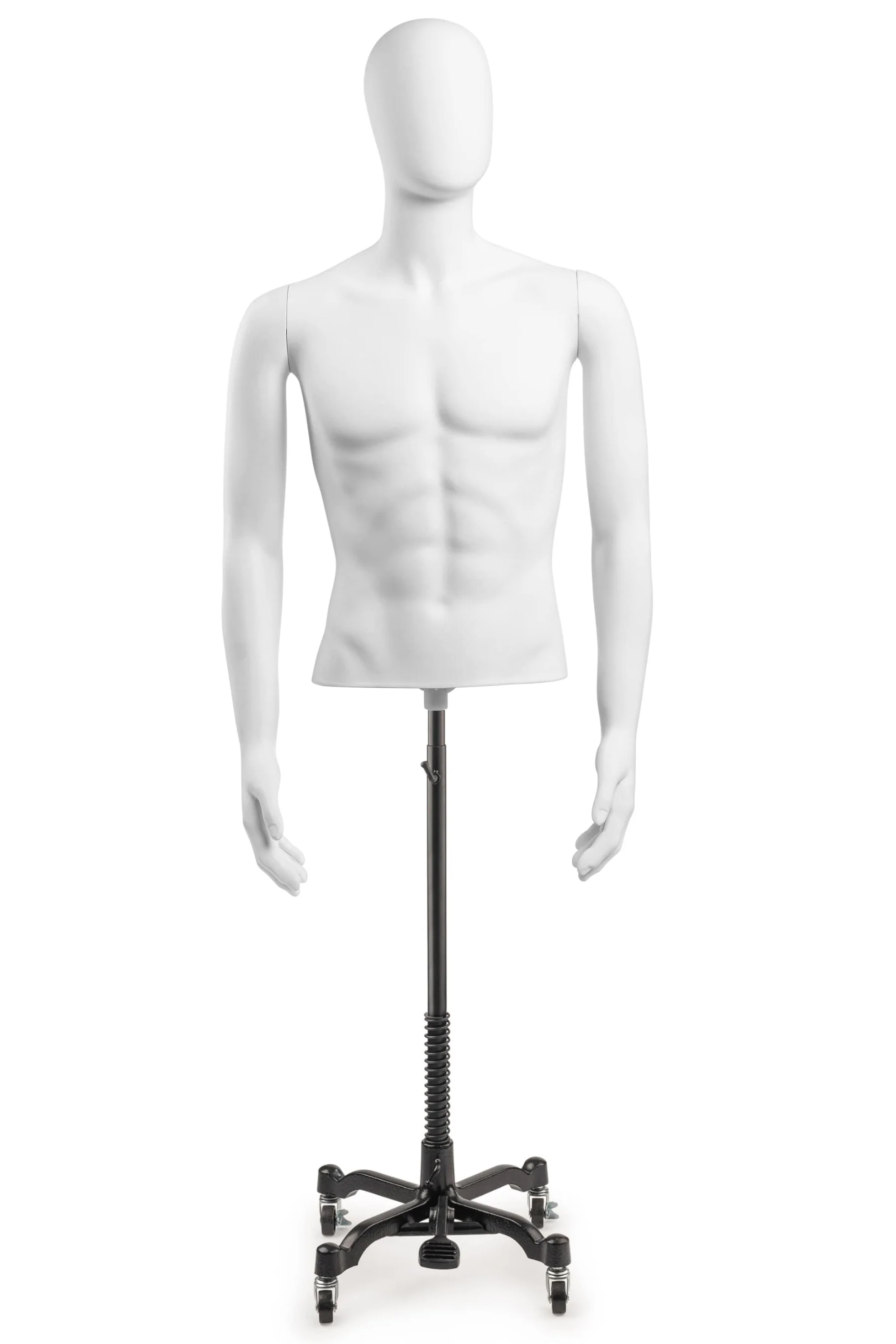 Male Egghead Torso Mannequin with Removable Arms - Image 184