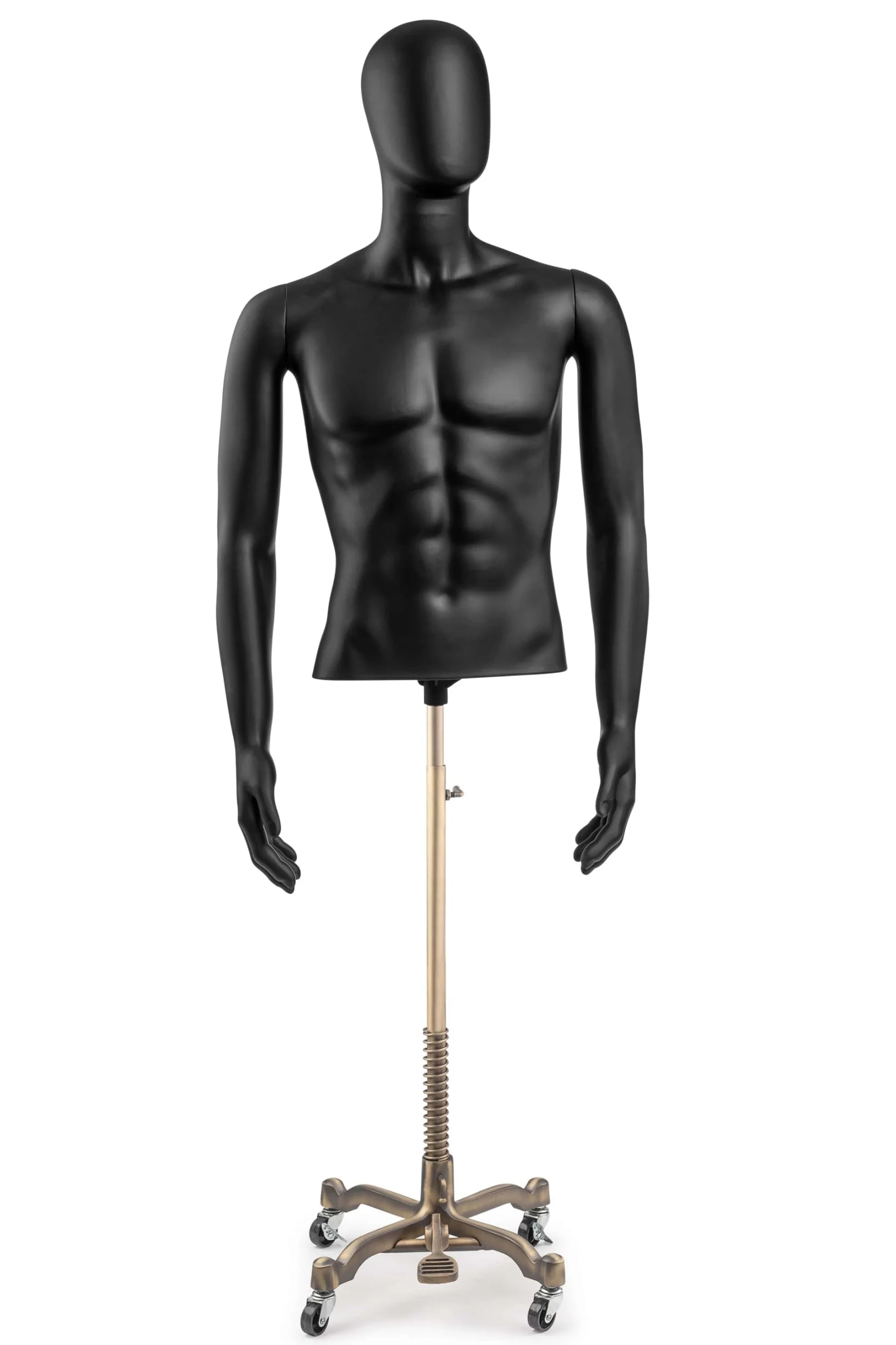 Male Egghead Torso Mannequin with Removable Arms - Image 21