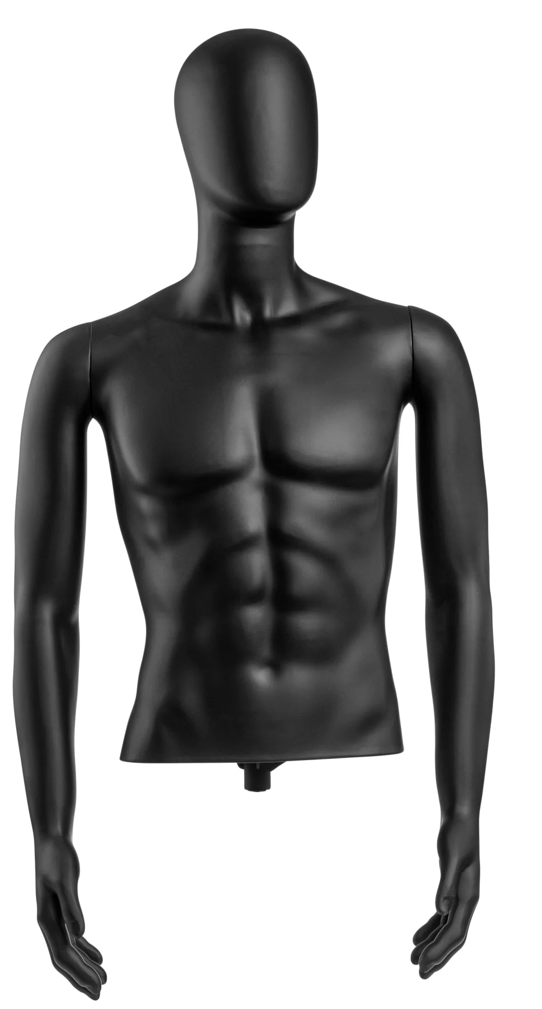 Male Egghead Torso Mannequin with Removable Arms - Image 38