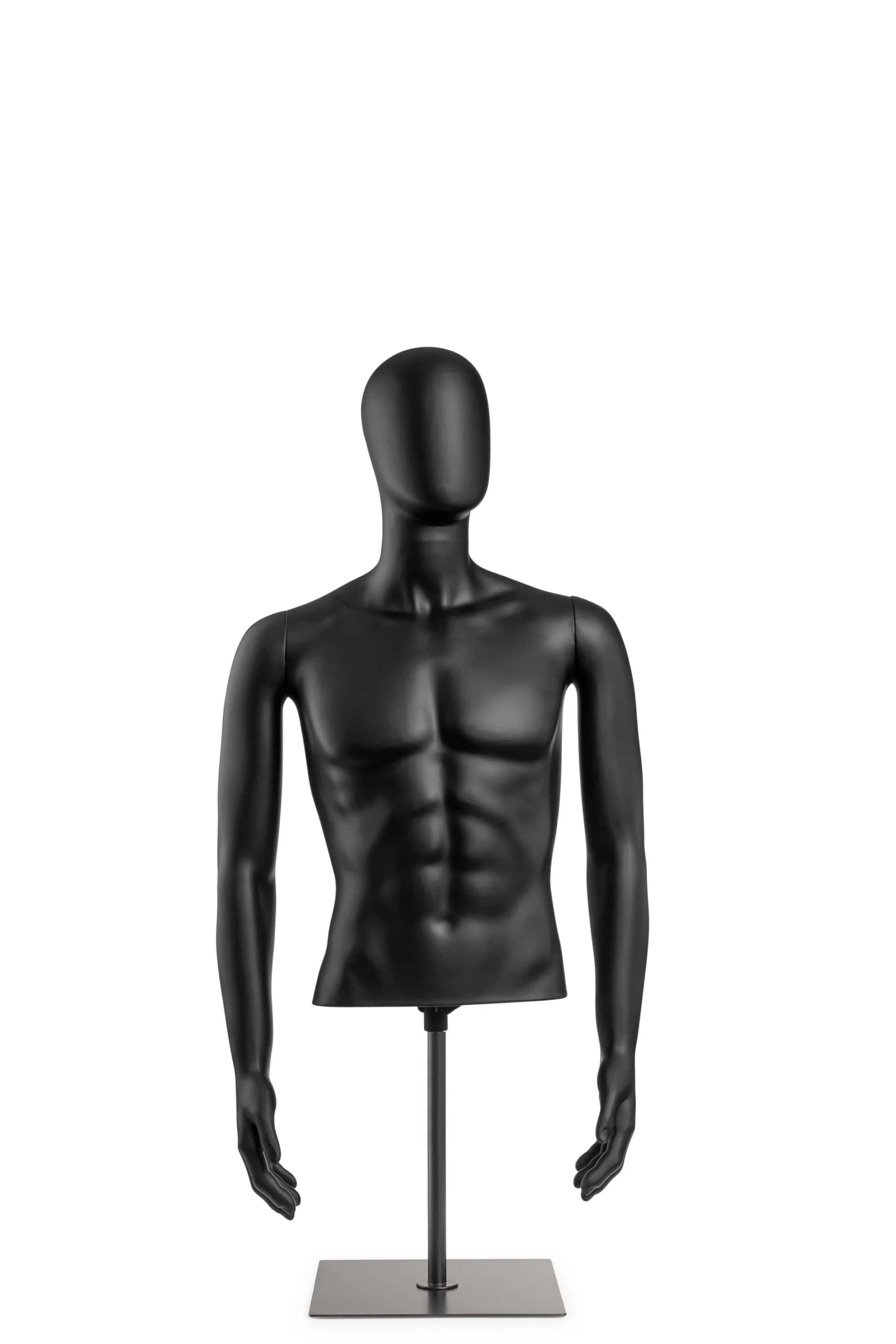 Male Egghead Torso Mannequin with Removable Arms - Image 41