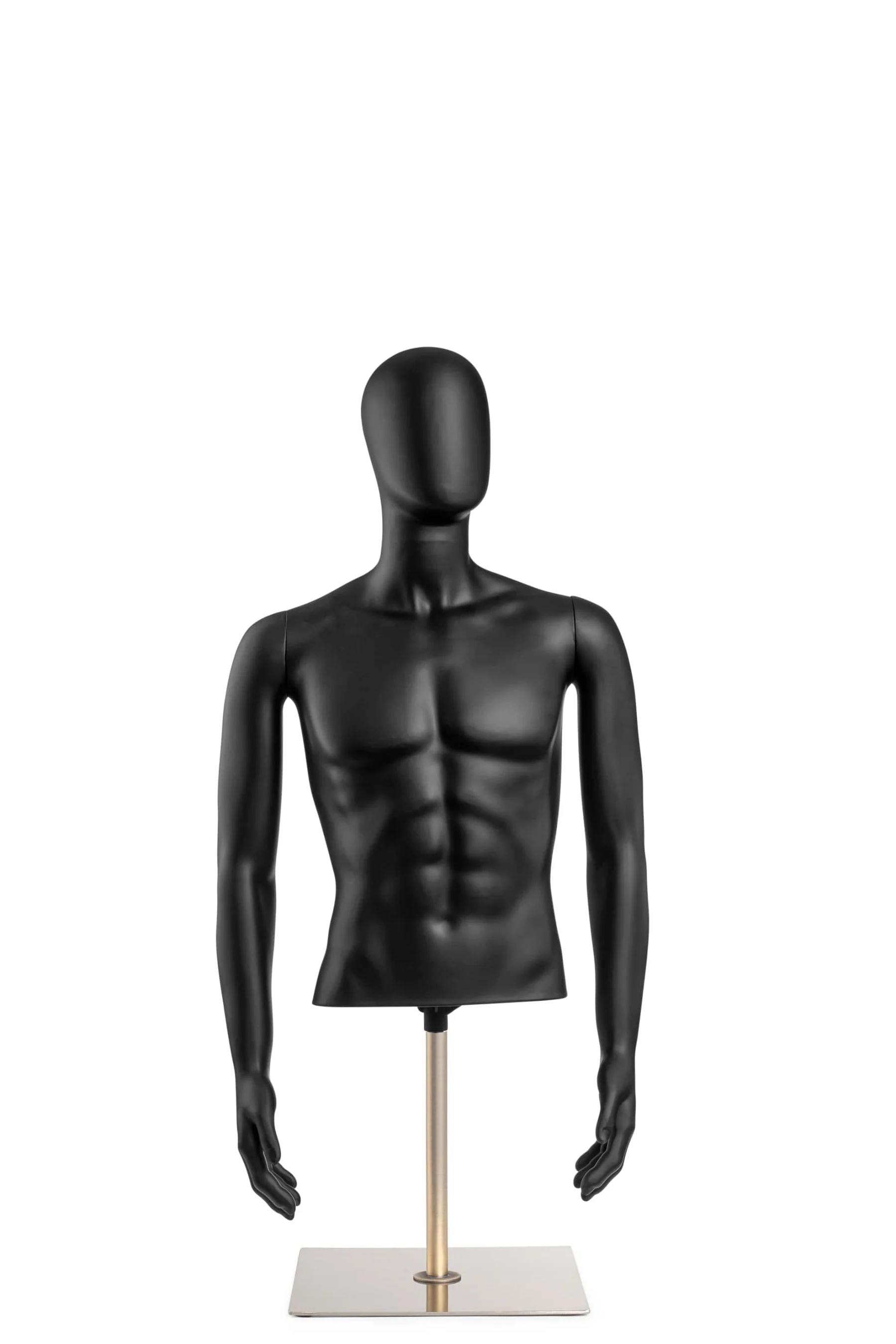 Male Egghead Torso Mannequin with Removable Arms - Image 45