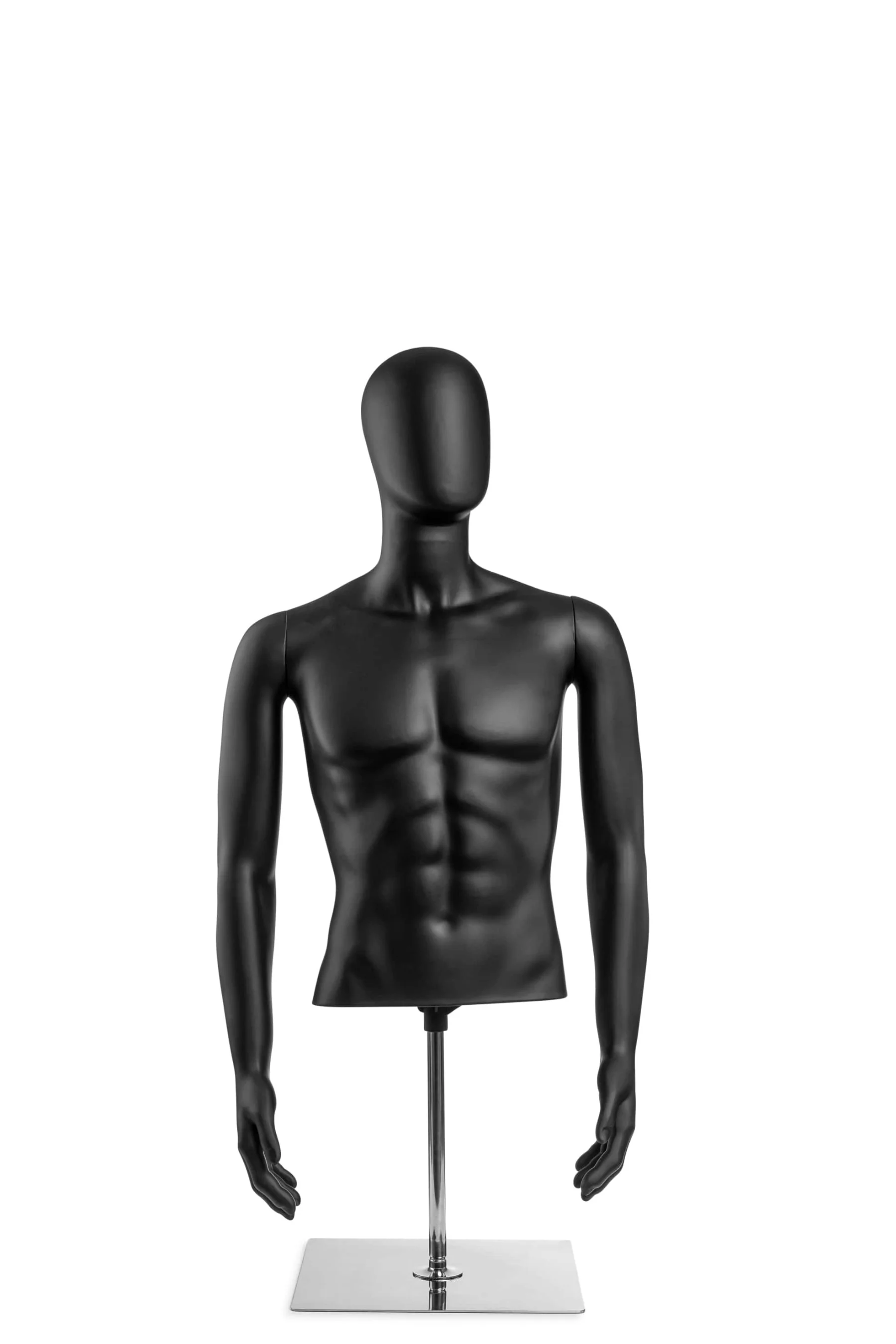 Male Egghead Torso Mannequin with Removable Arms - Image 49