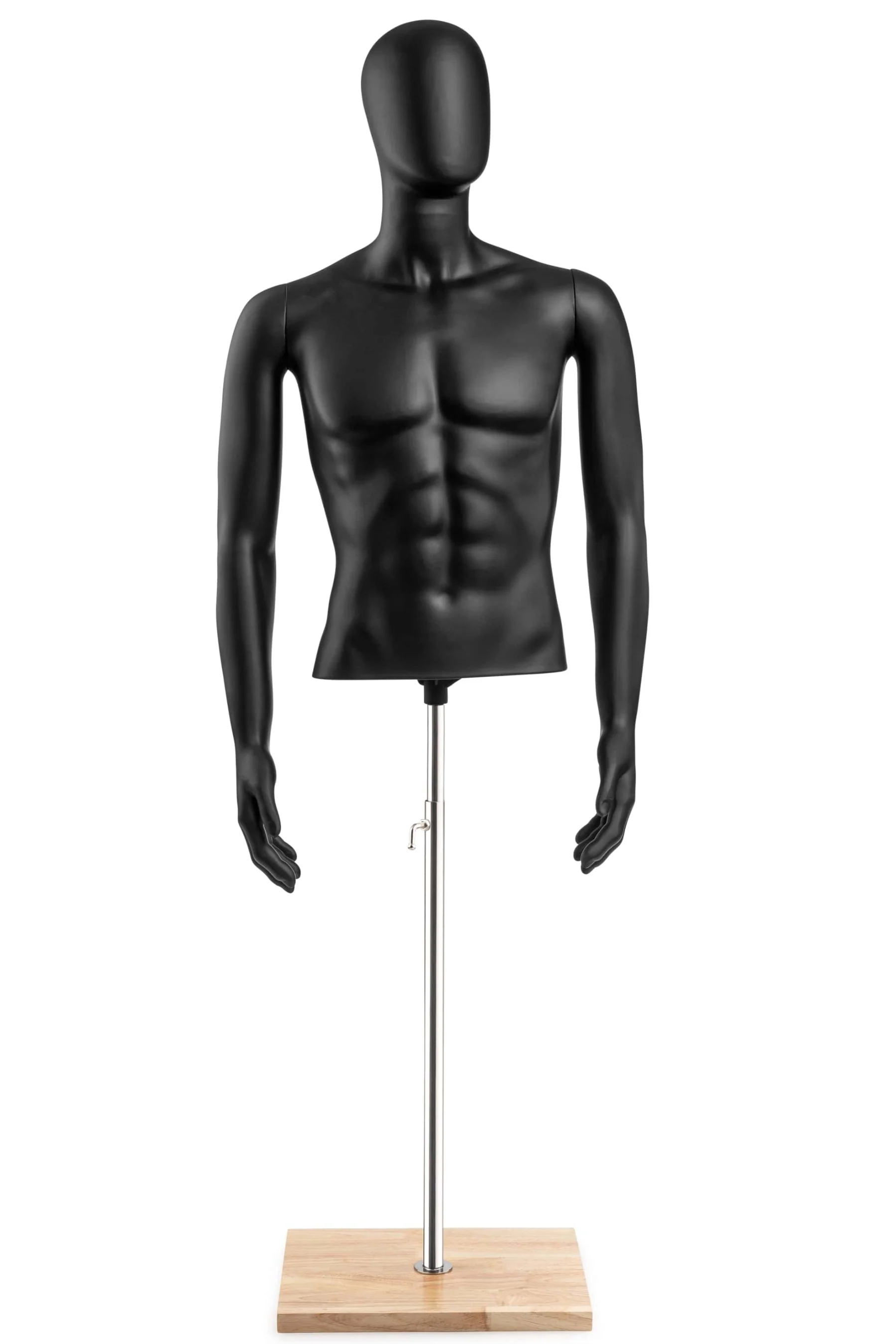 Male Egghead Torso Mannequin with Removable Arms - Image 73