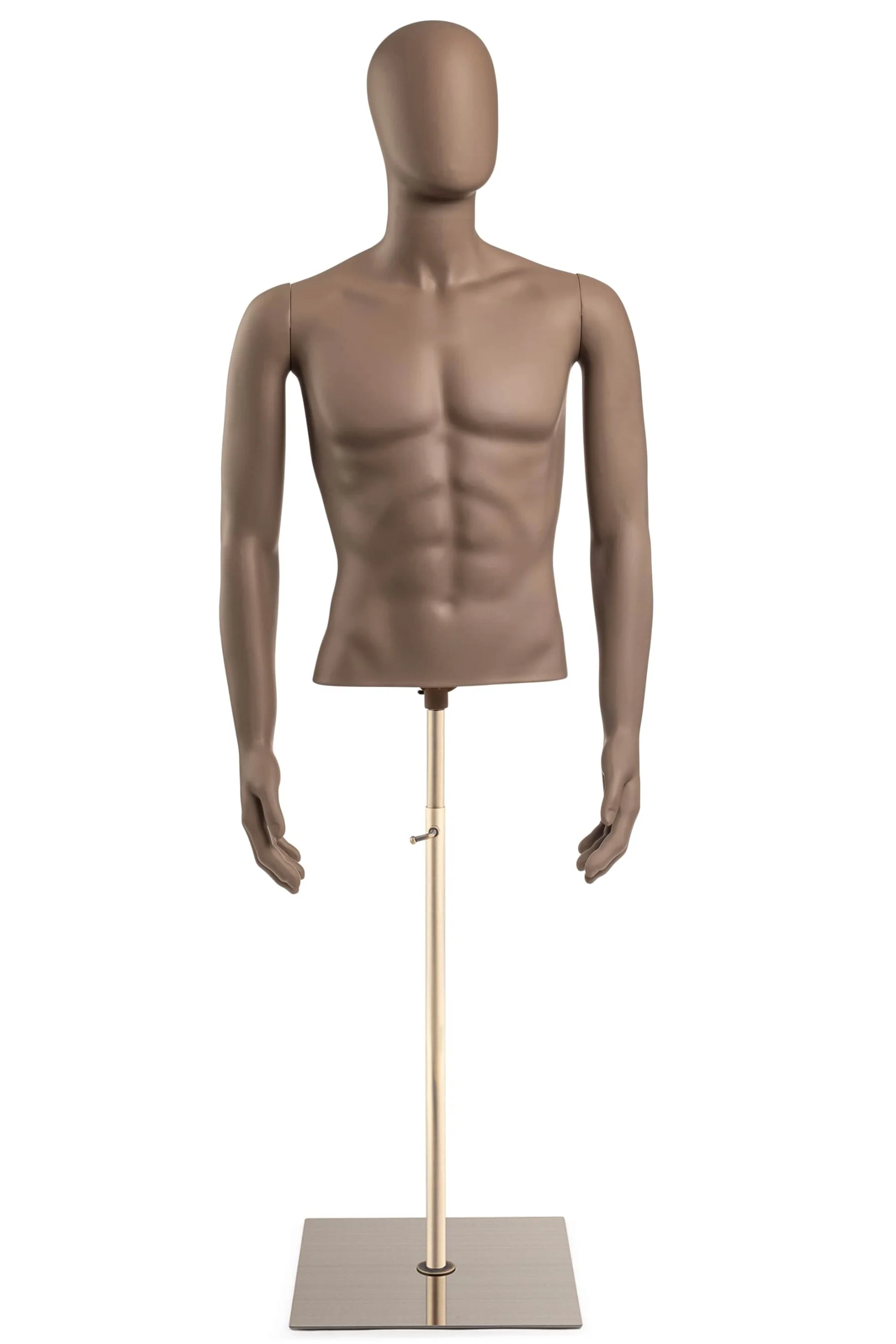 Male Egghead Torso Mannequin with Removable Arms - Image 89